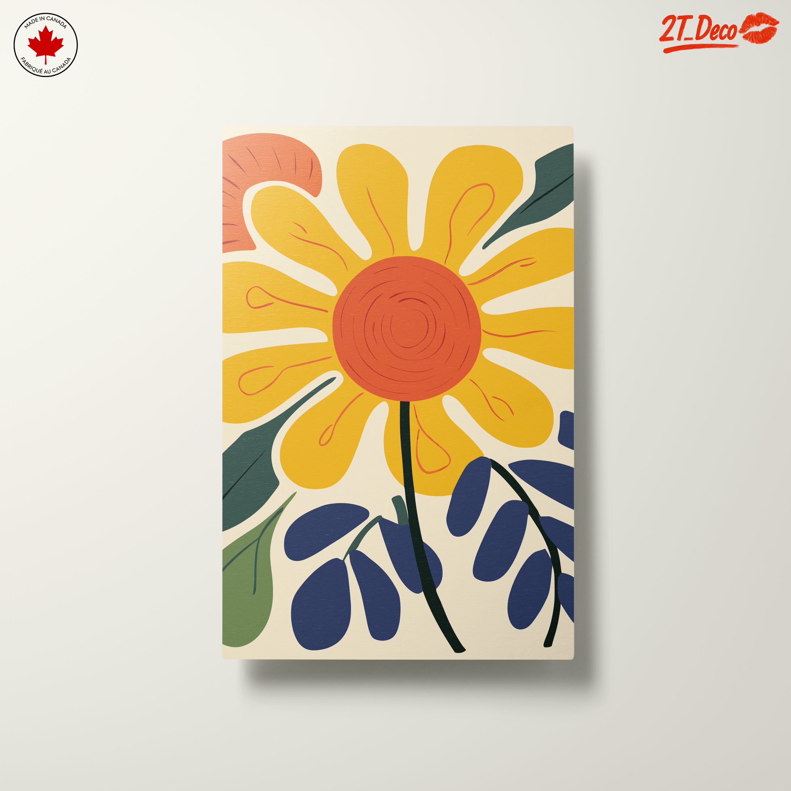 Vibrant Botanical Abstract Flower Art 5 - Image 10
