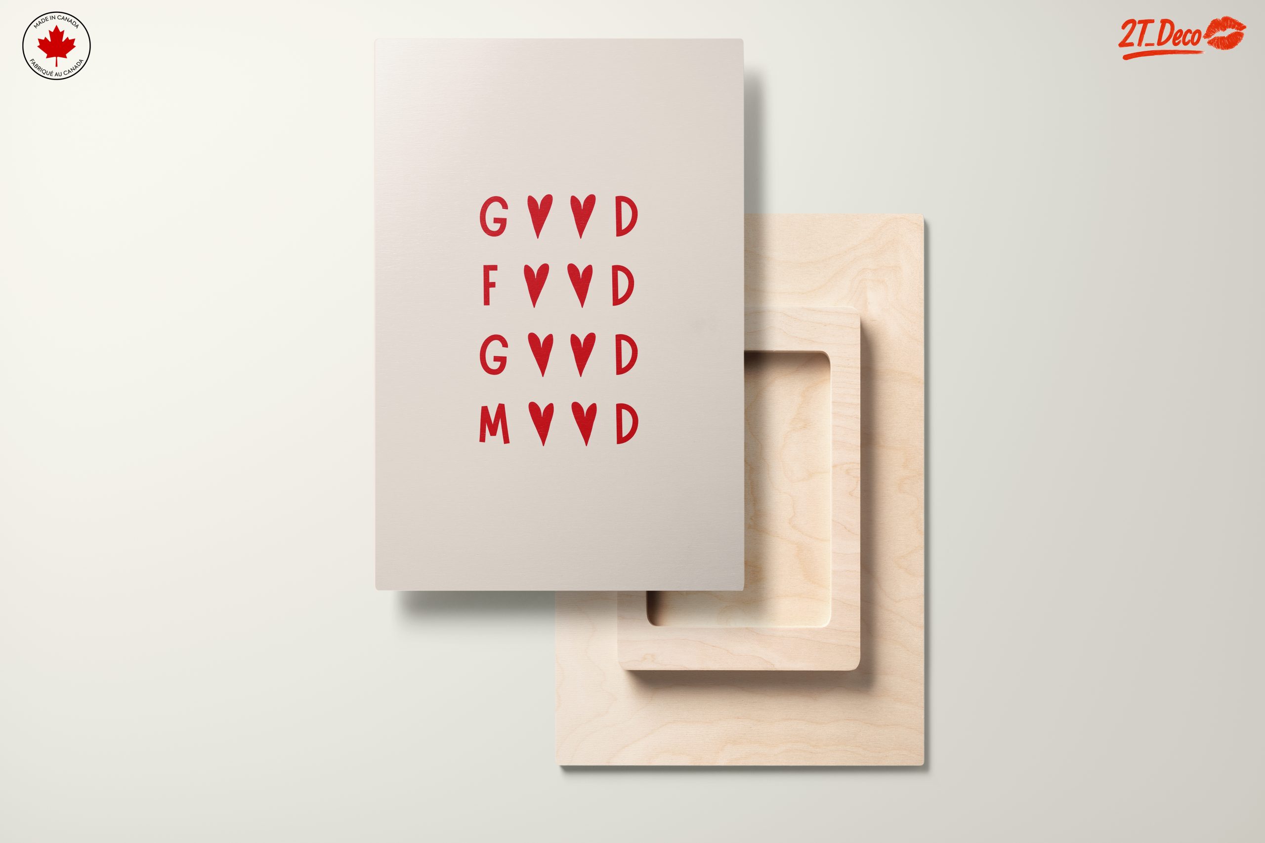 Good Food Good Mood Typography Art - Image 11