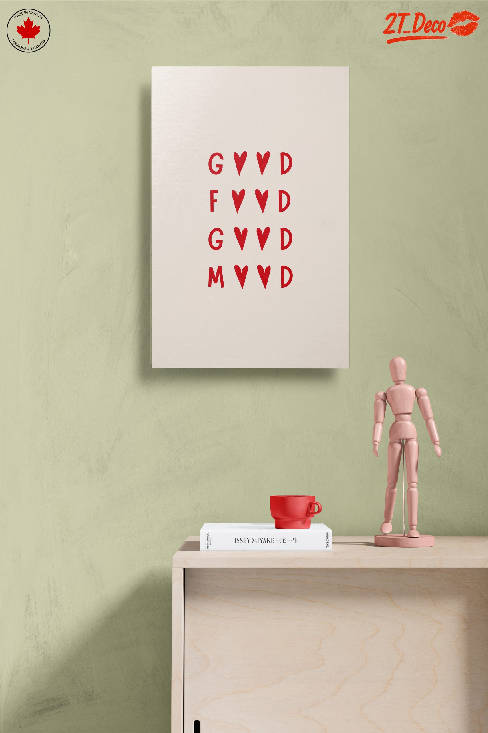 Good Food Good Mood Typography Art - Image 14