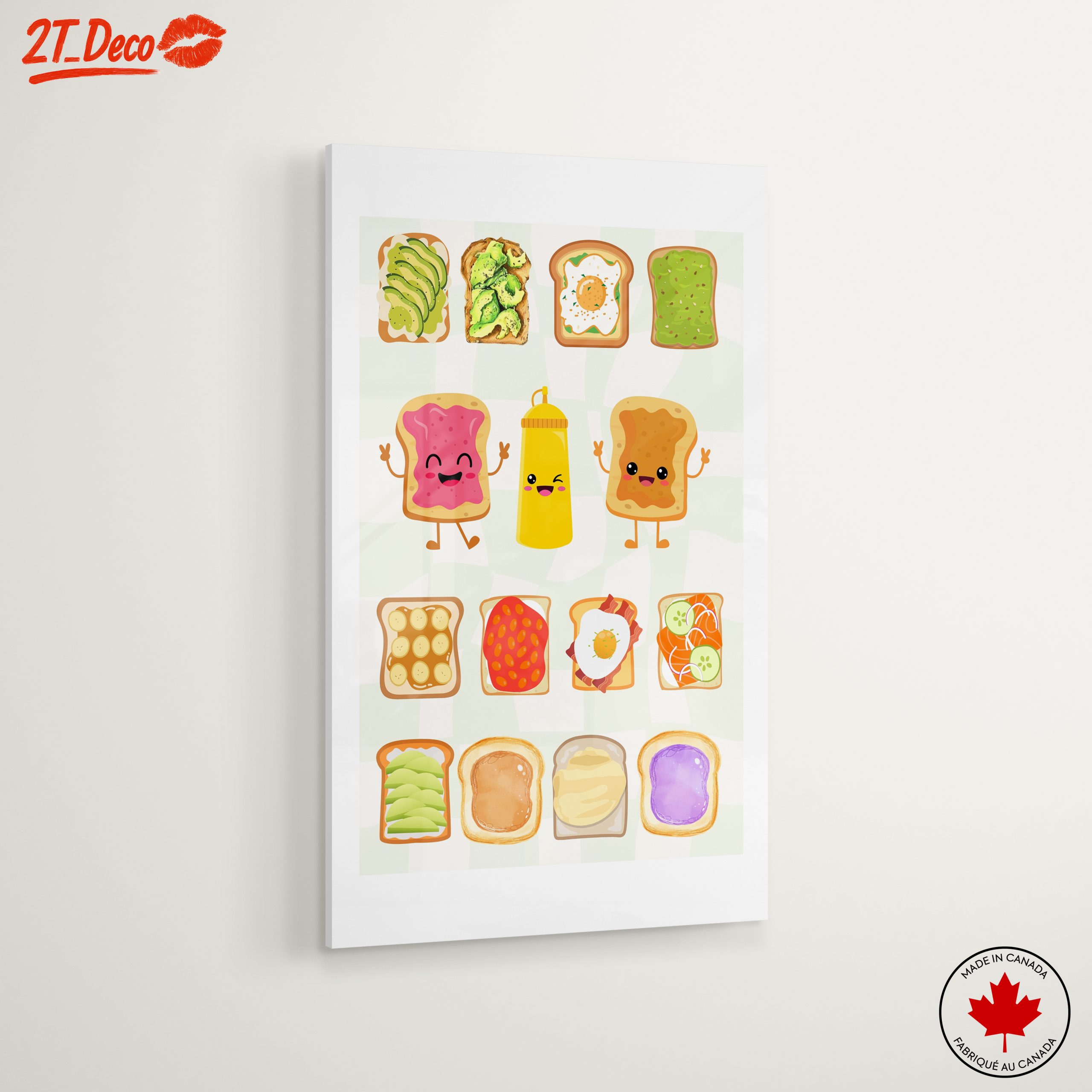 Playful Food Characters Illustration - Image 6