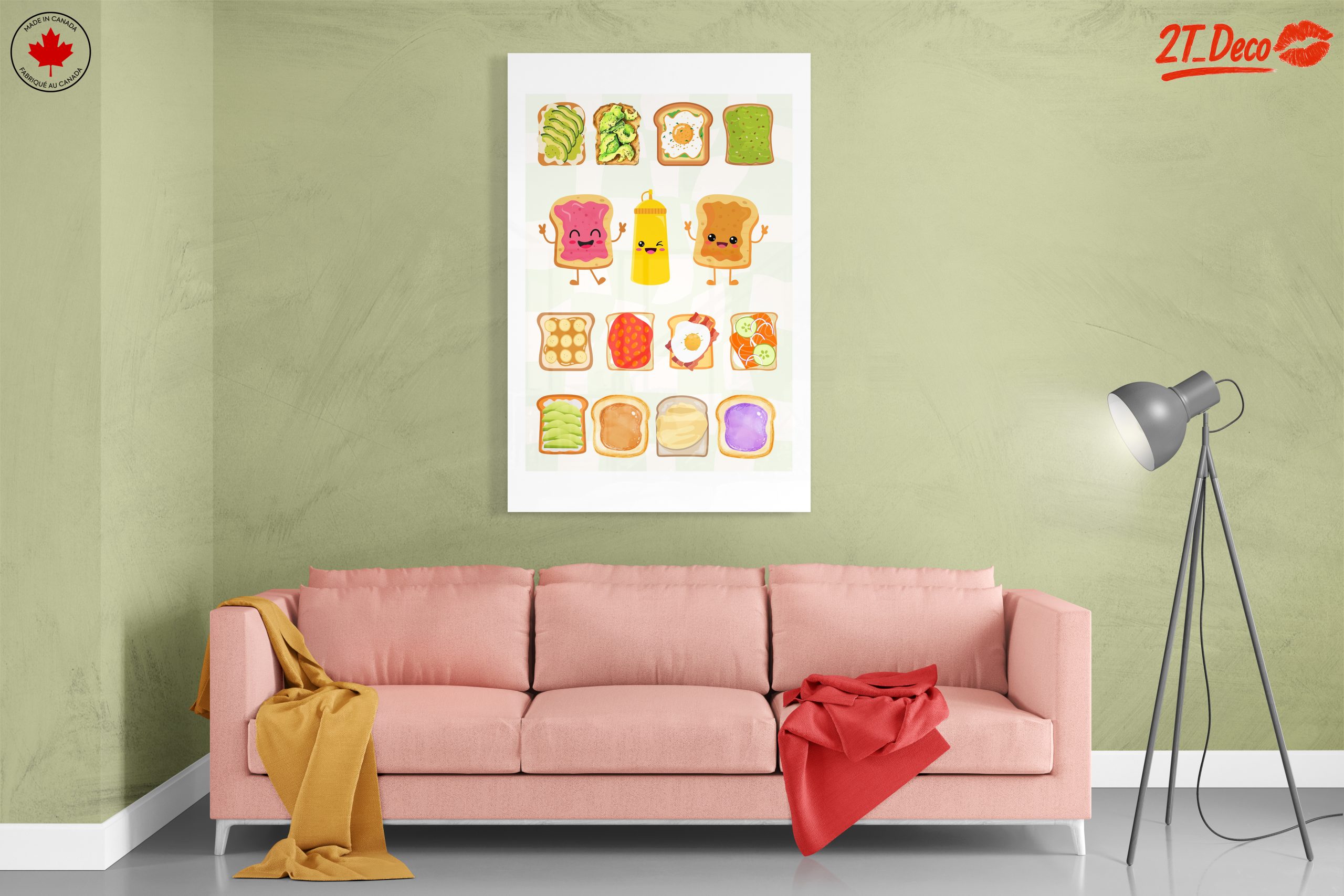 Playful Food Characters Illustration - Image 7