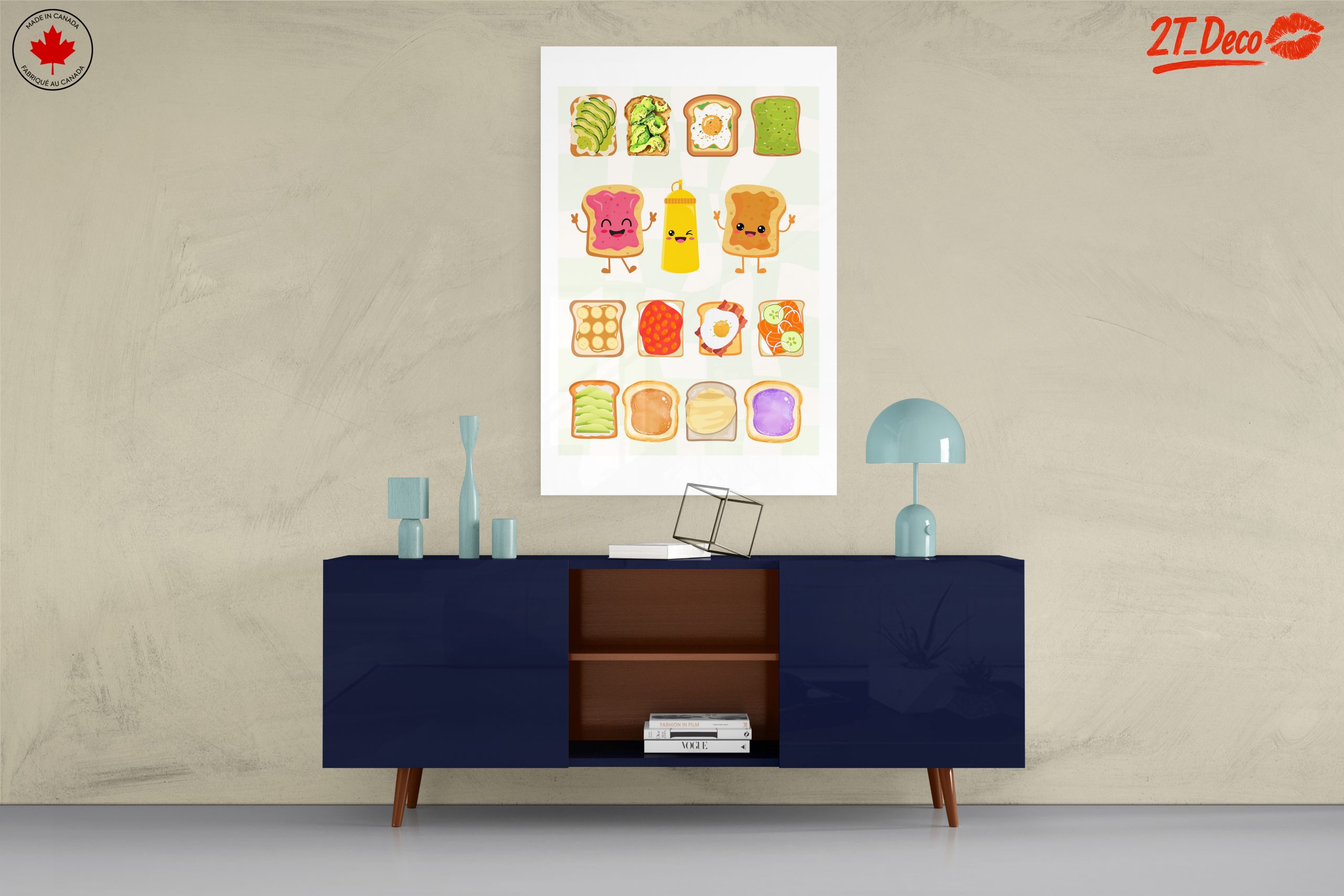 Playful Food Characters Illustration - Image 8