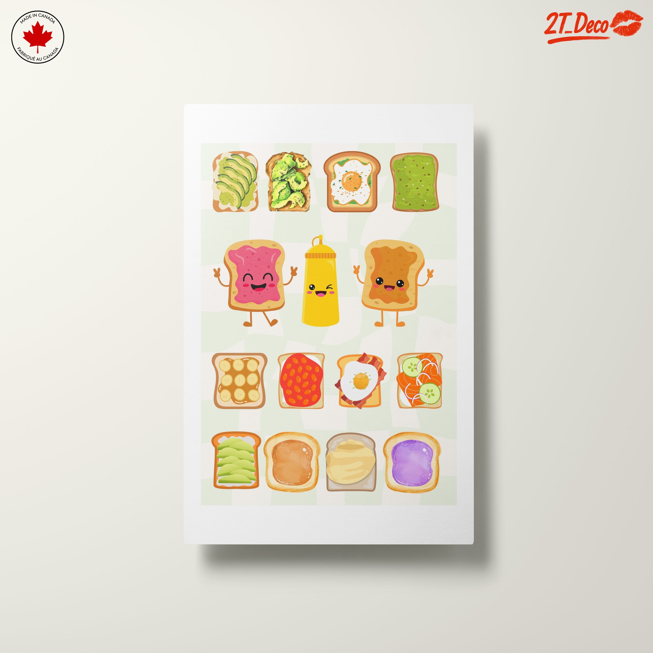 Playful Food Characters Illustration - Image 10