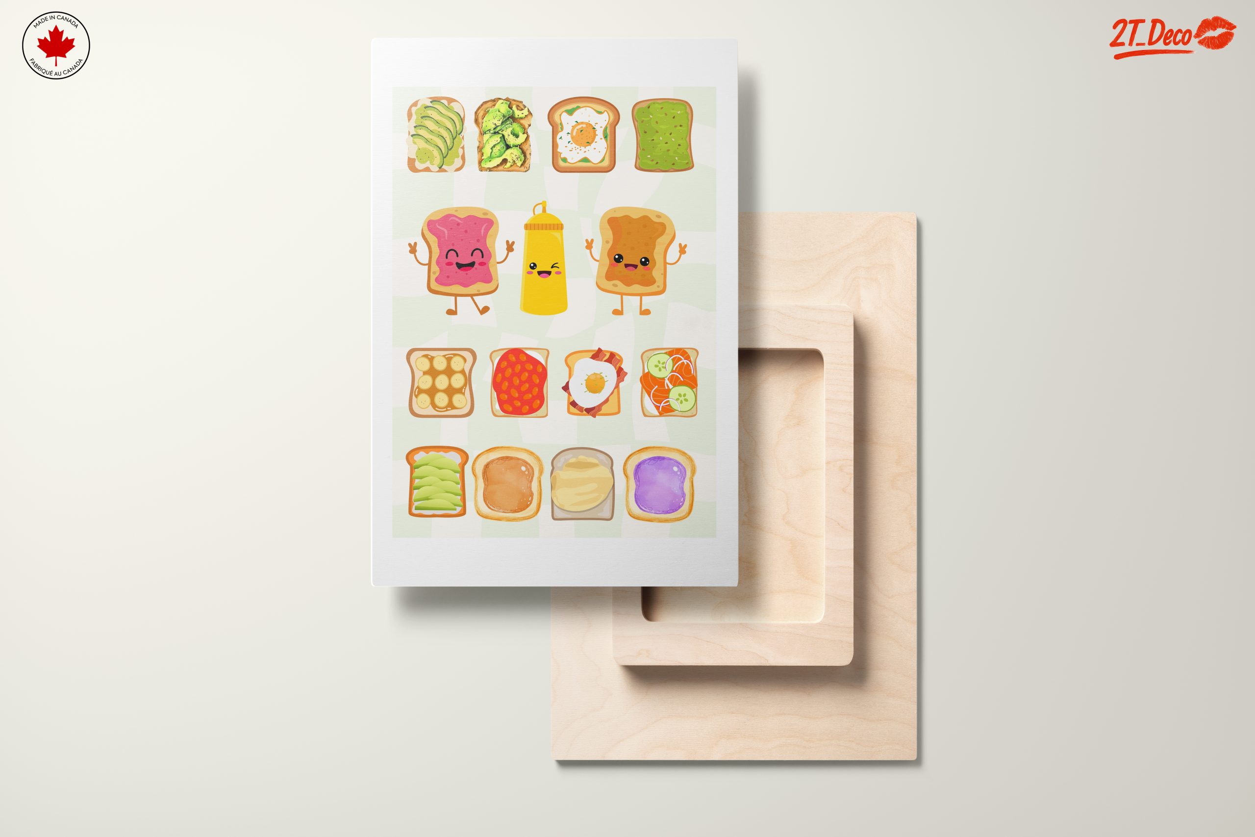 Playful Food Characters Illustration - Image 11
