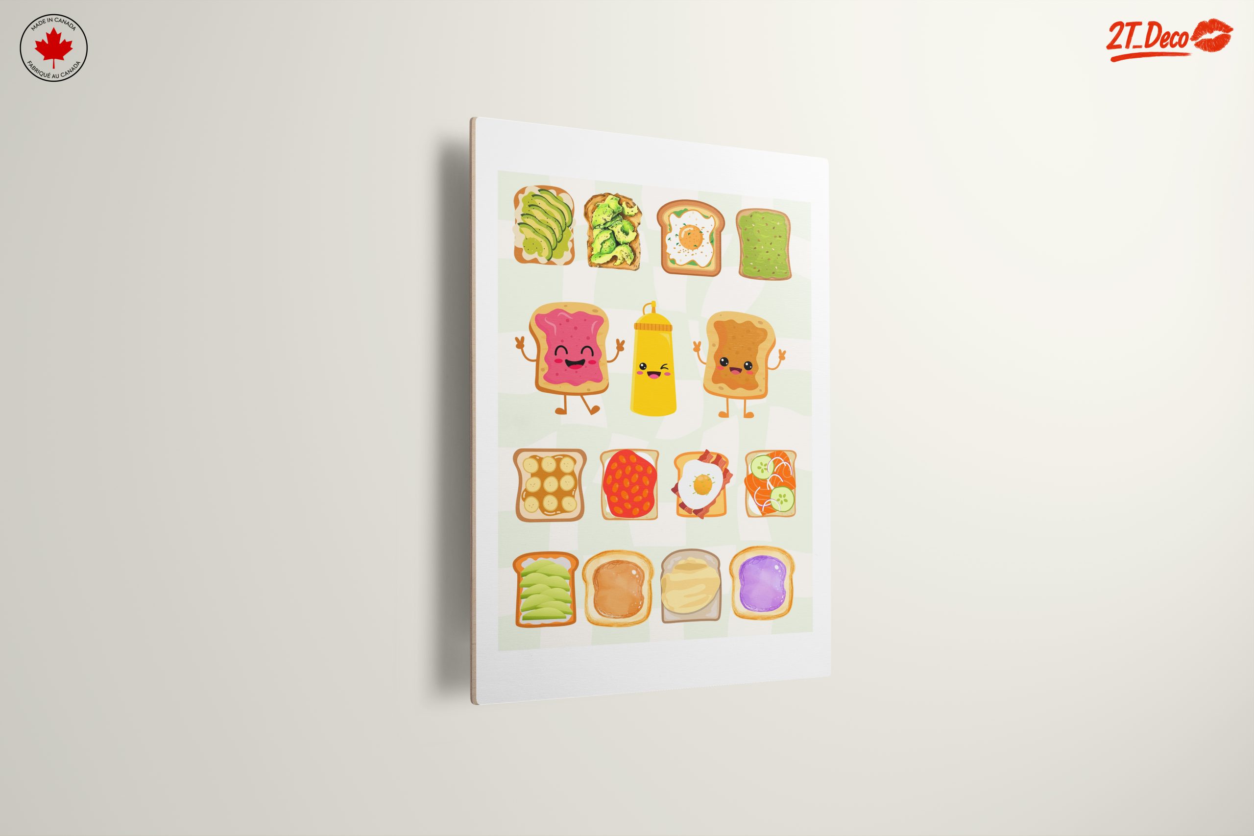 Playful Food Characters Illustration - Image 13