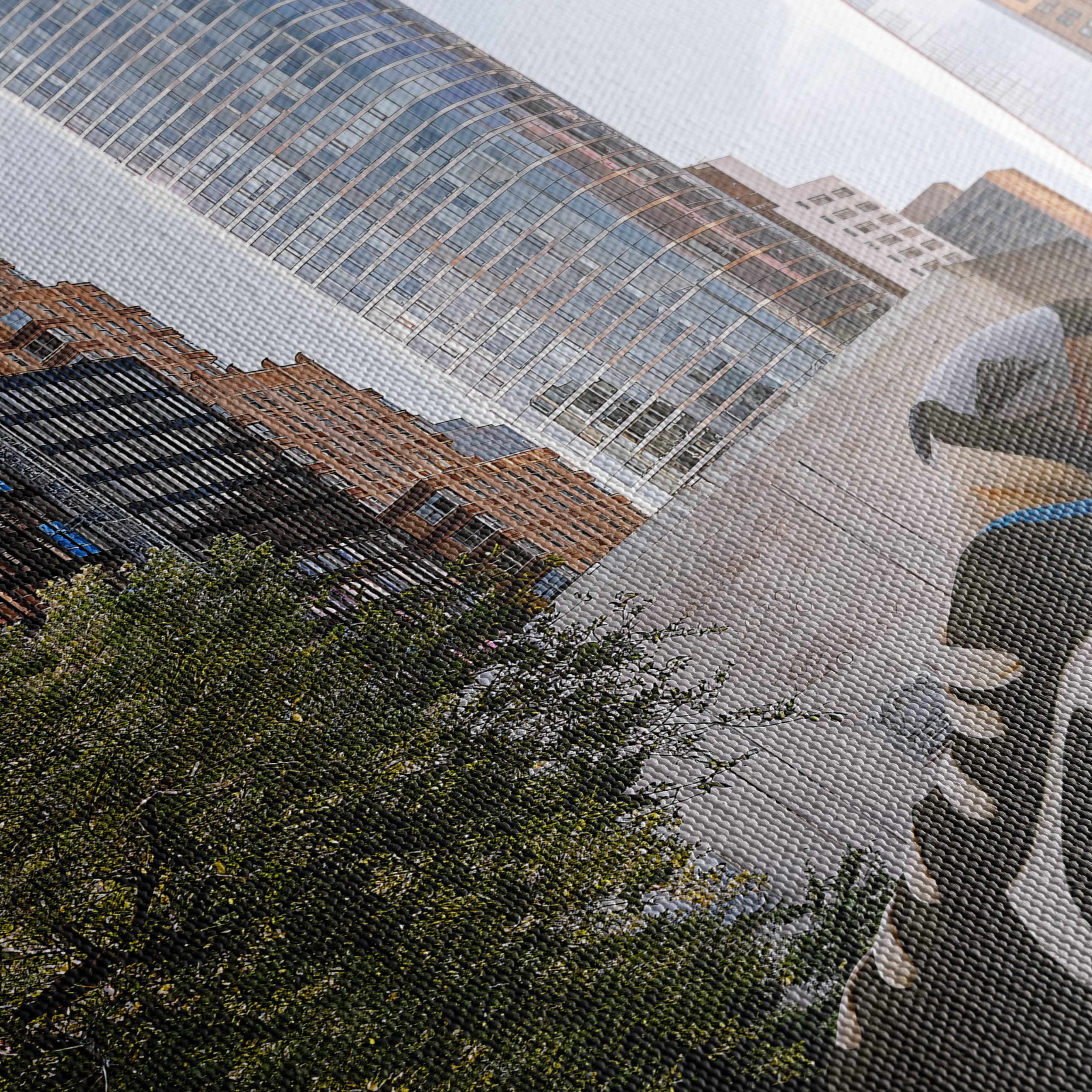 Urban Scene with Giant Nike Sneaker - Image 5