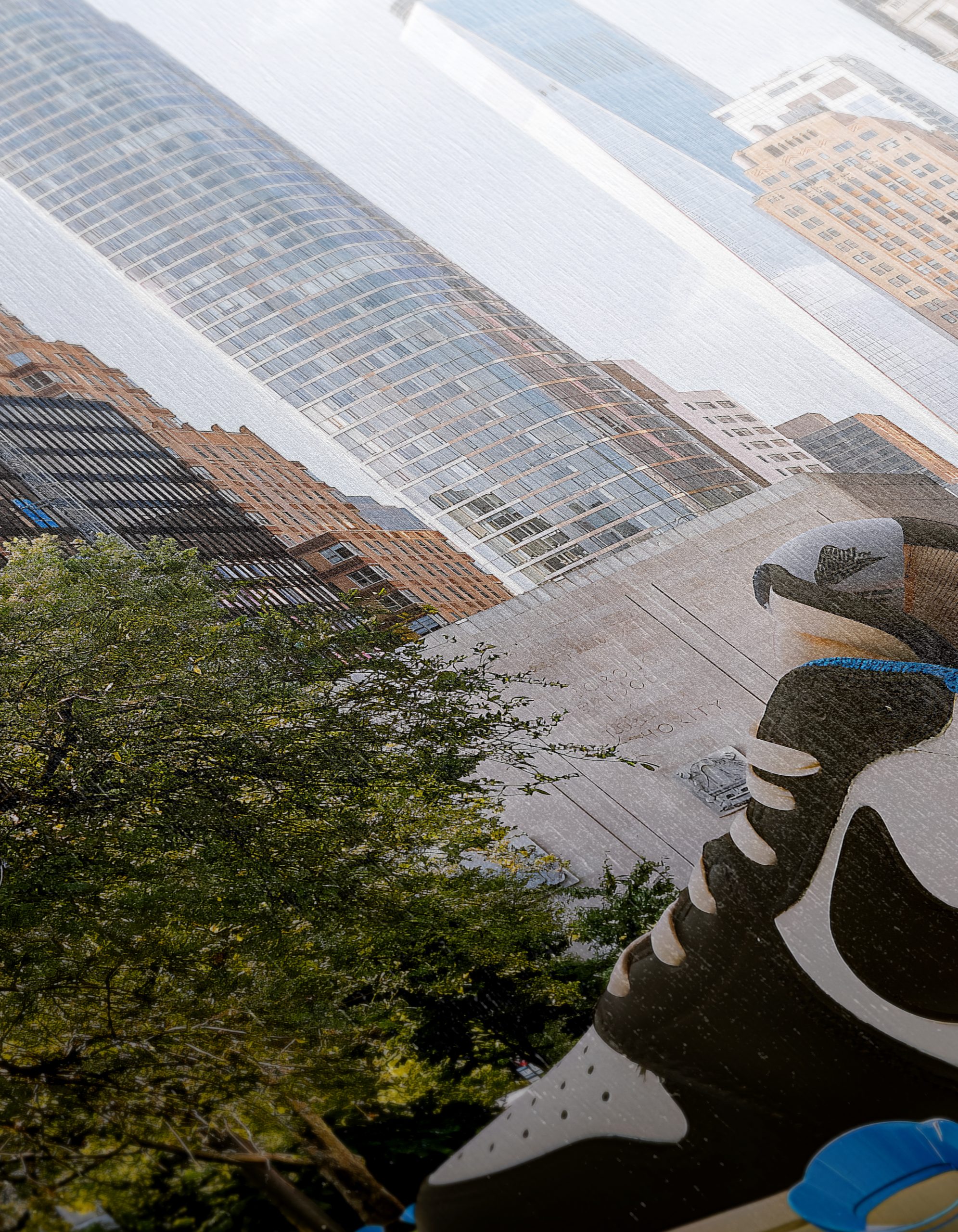 Urban Scene with Giant Nike Sneaker - Image 12