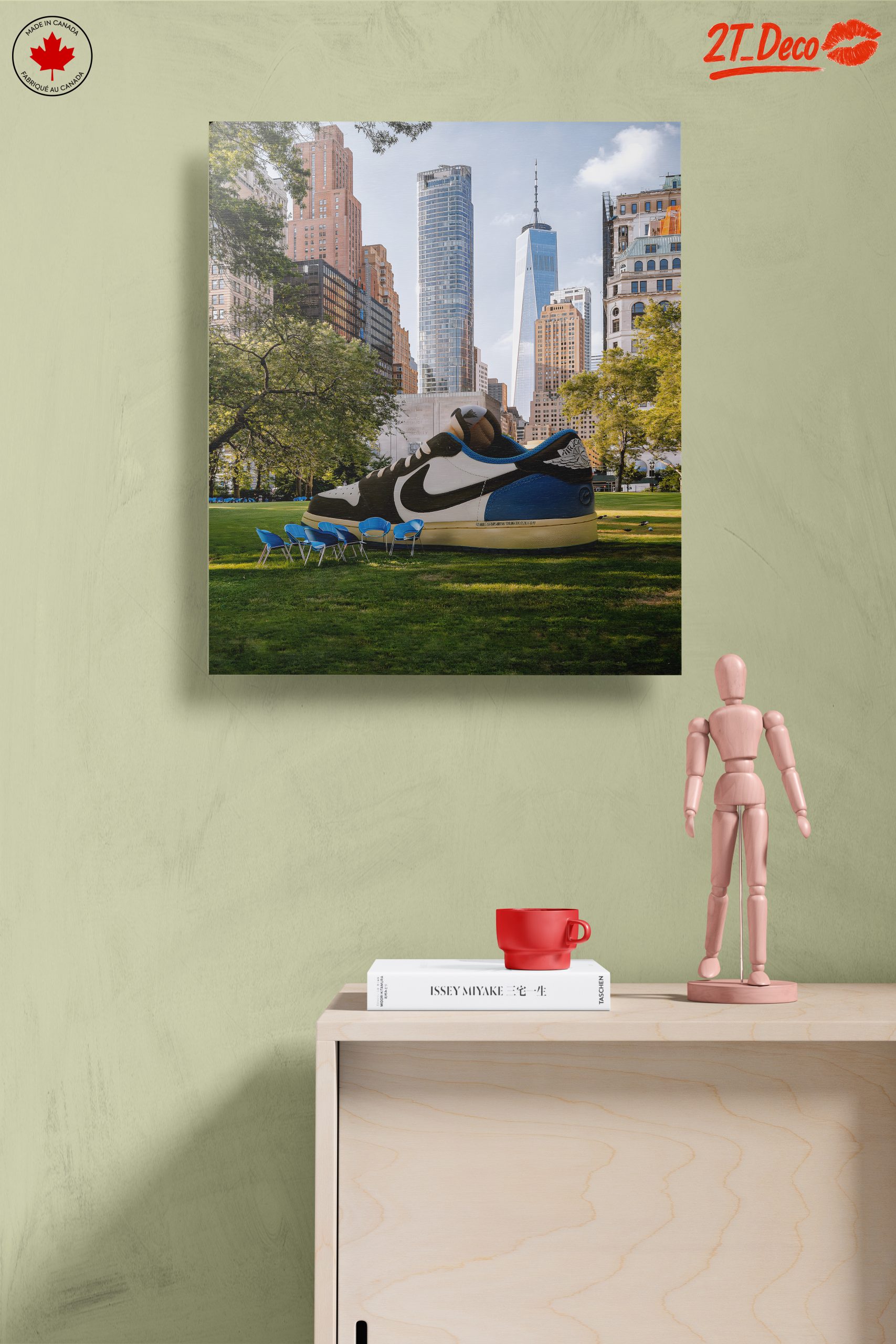 Urban Scene with Giant Nike Sneaker - Image 14