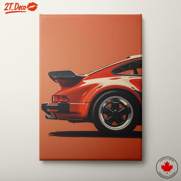 Vintage Car Artwork with Sleek Design