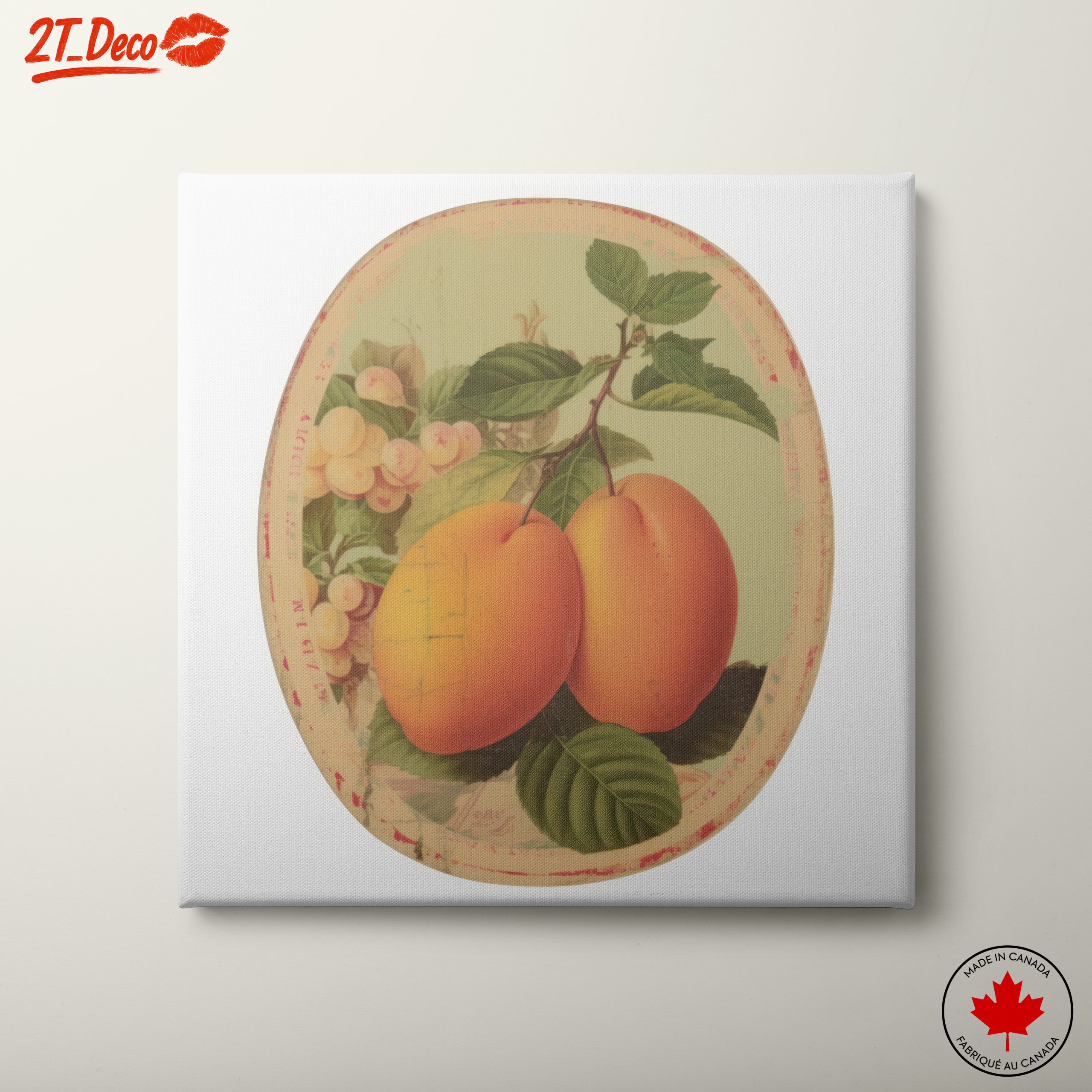 Elegant Abstract Fruit Still Life