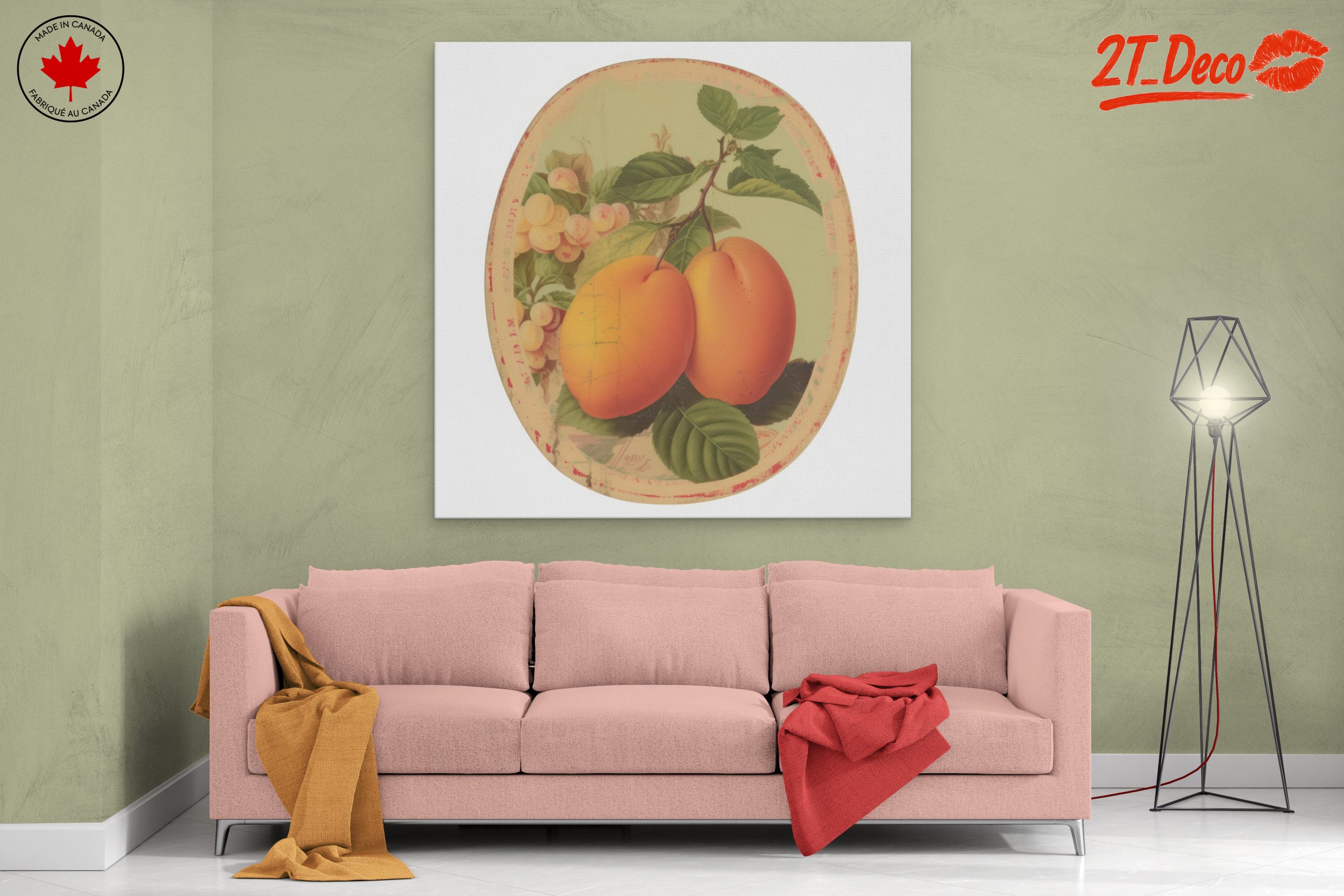 Elegant Abstract Fruit Still Life - Image 2
