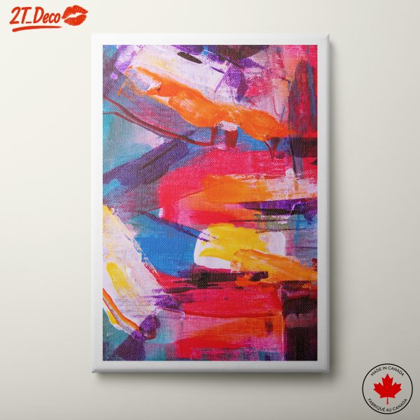 Vibrant Abstract Art in Bold Colors