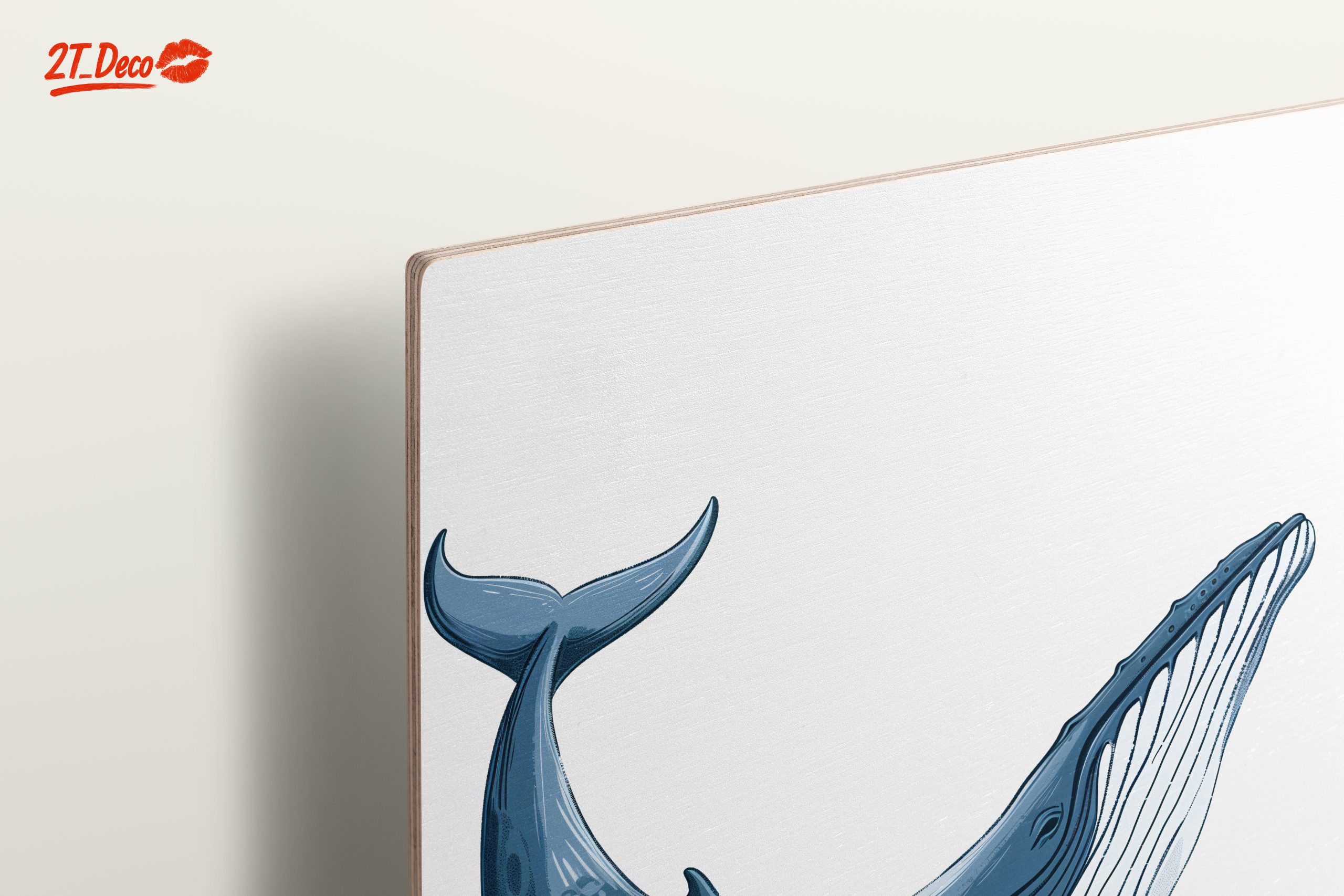 Abstract Blue Whale Illustration Art - Image 15