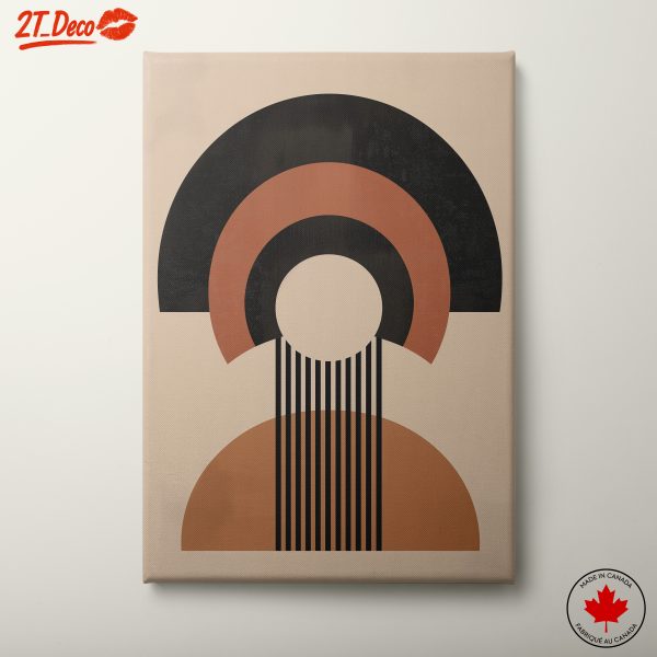 Modern Geometric Abstract Shapes Art