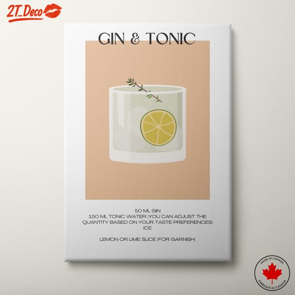 Delightful Gin and Tonic Cocktail Art