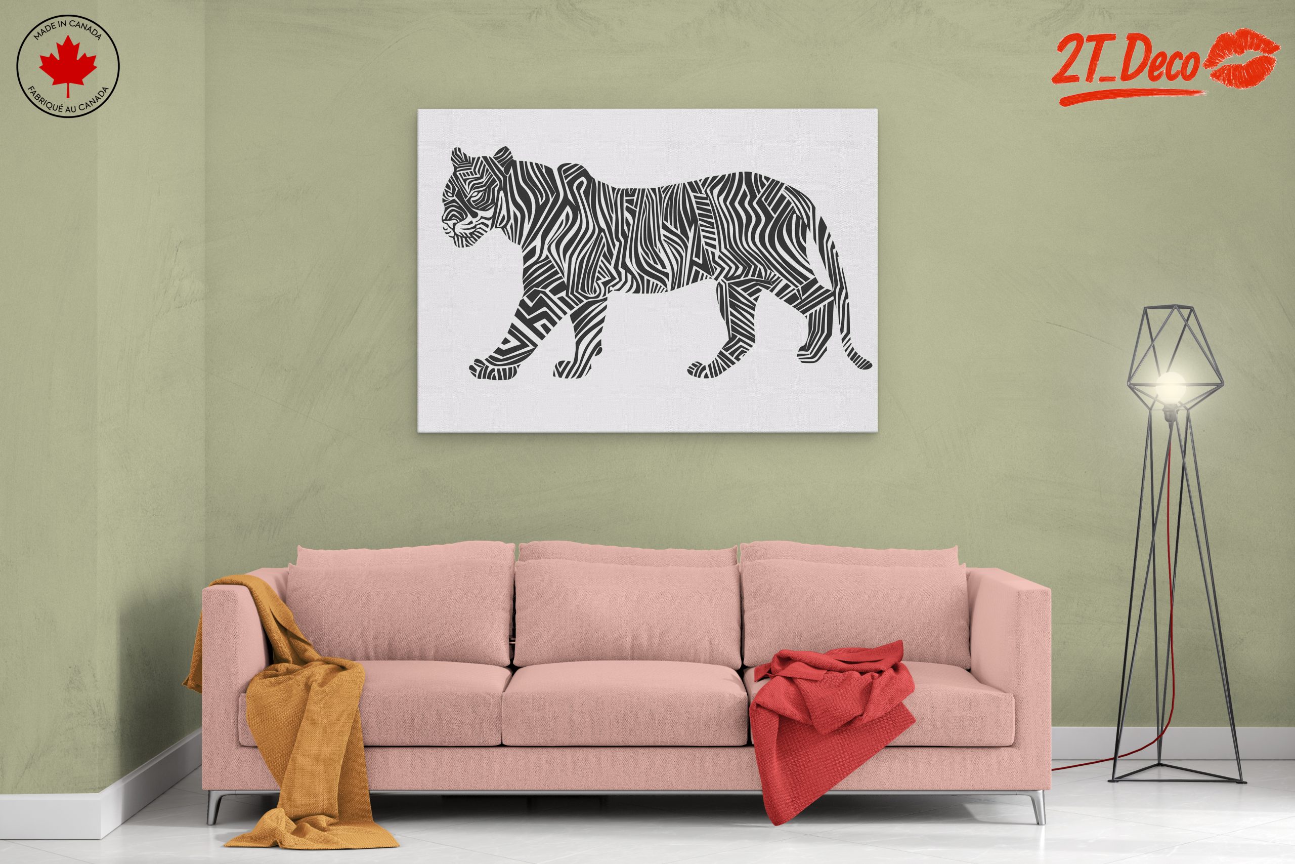 Stylized Tiger Character Art 2 - Image 2