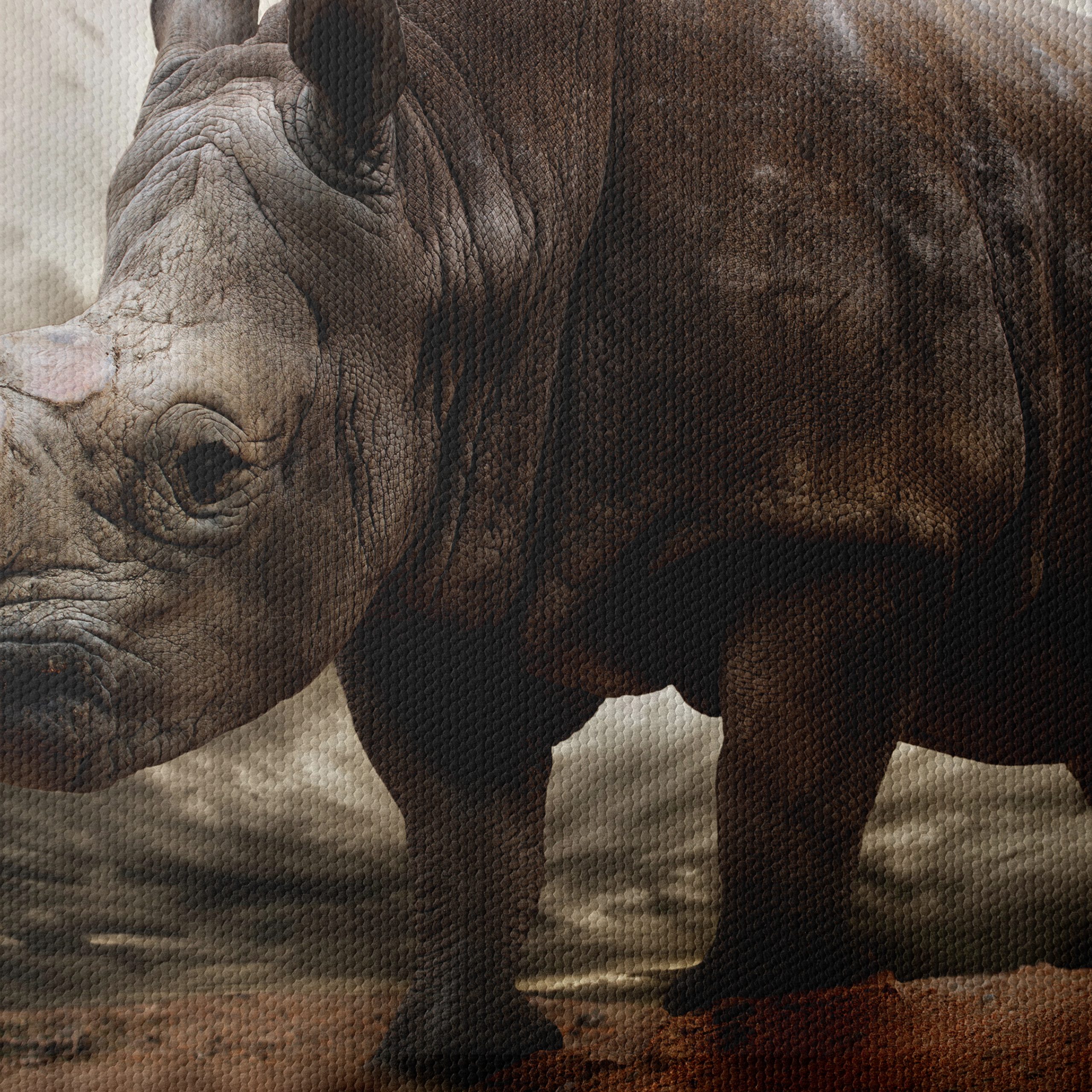 Majestic Rhinoceros in Dramatic Landscape 2 - Image 4