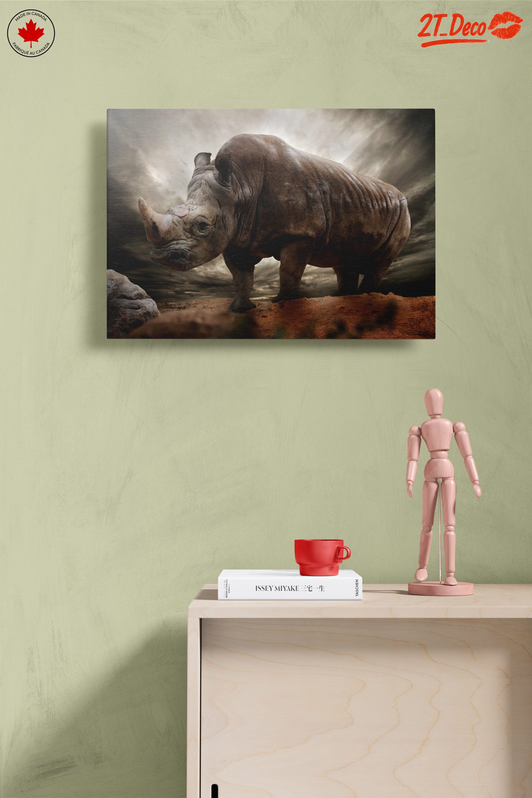 Majestic Rhinoceros in Dramatic Landscape 2 - Image 14