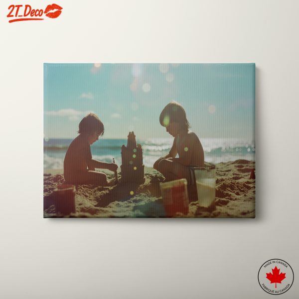 Children Playing at the Beach