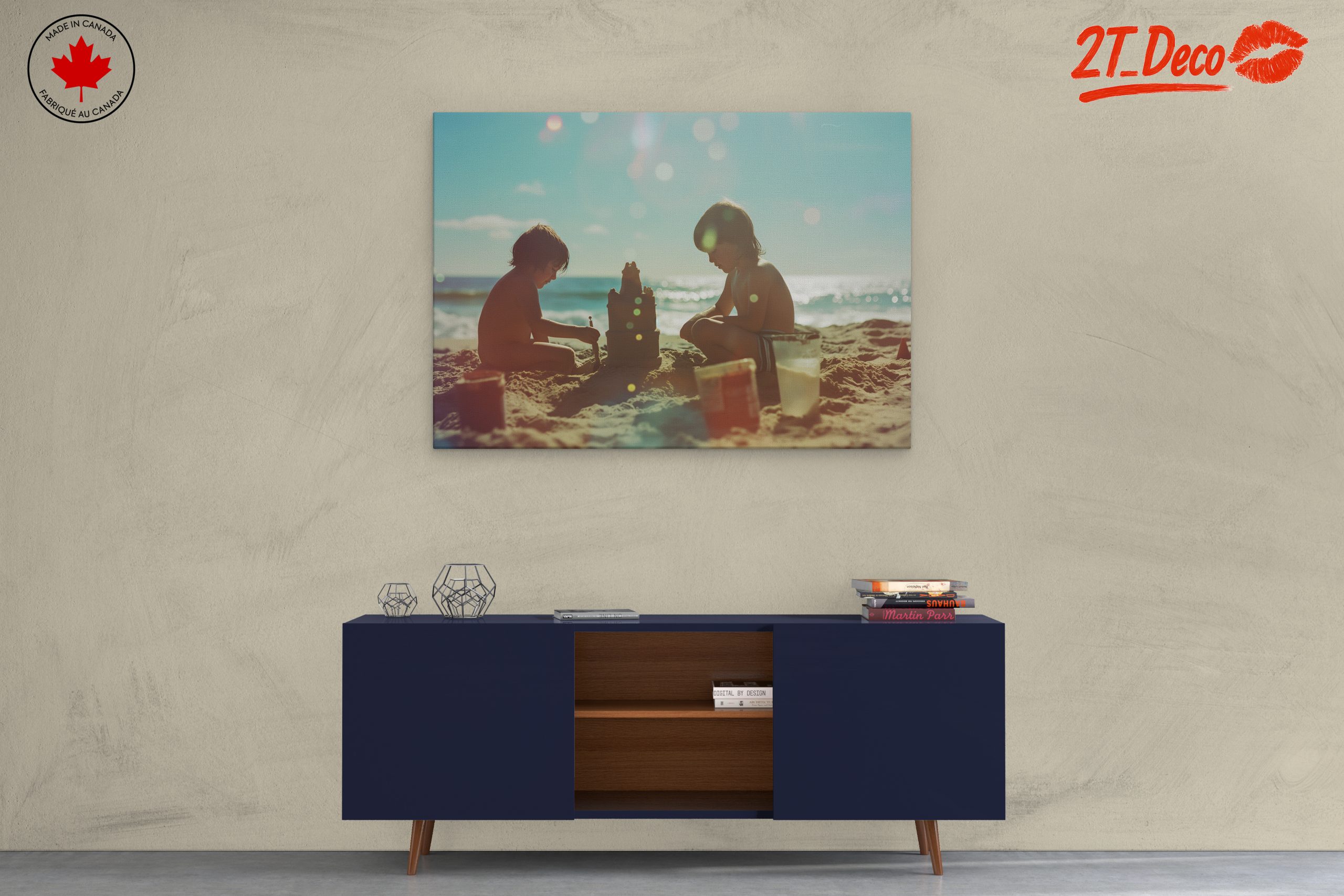 Children Playing at the Beach - Image 3