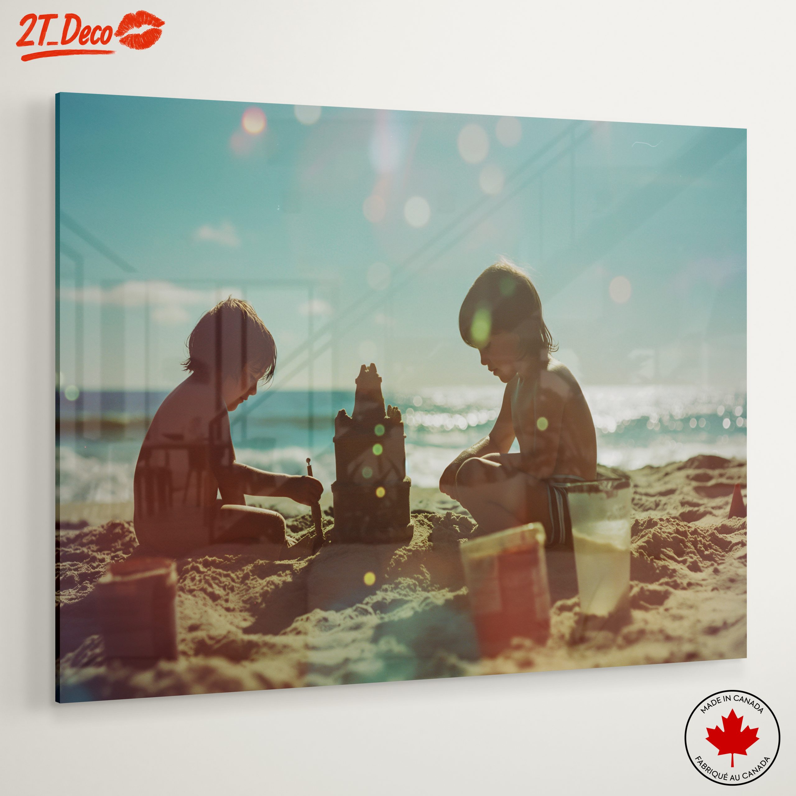 Children Playing at the Beach - Image 6
