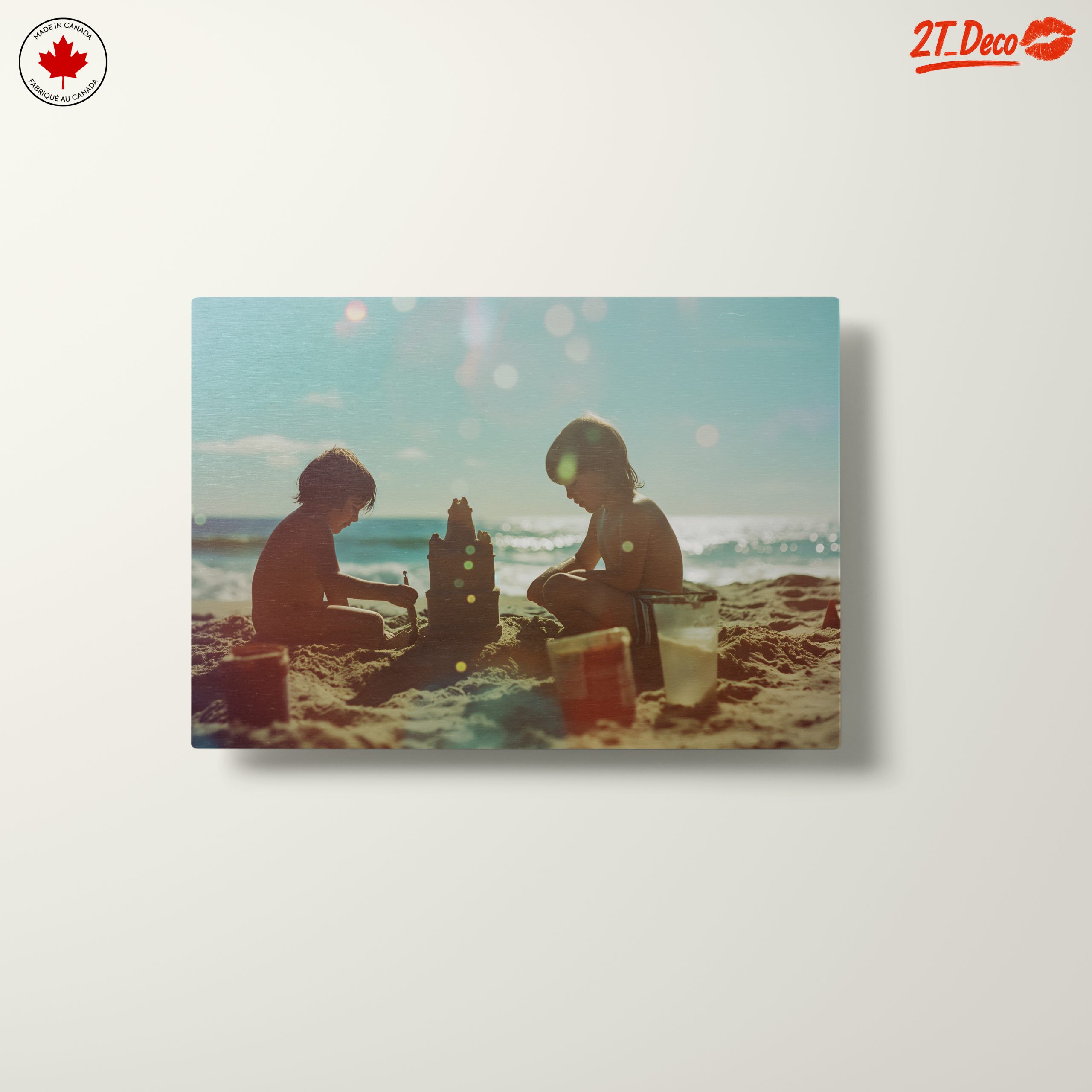 Children Playing at the Beach - Image 10