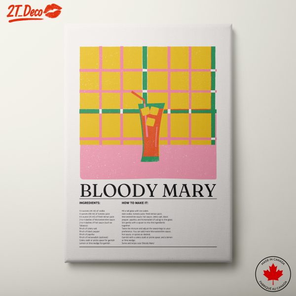 Bloody Mary Cocktail Art