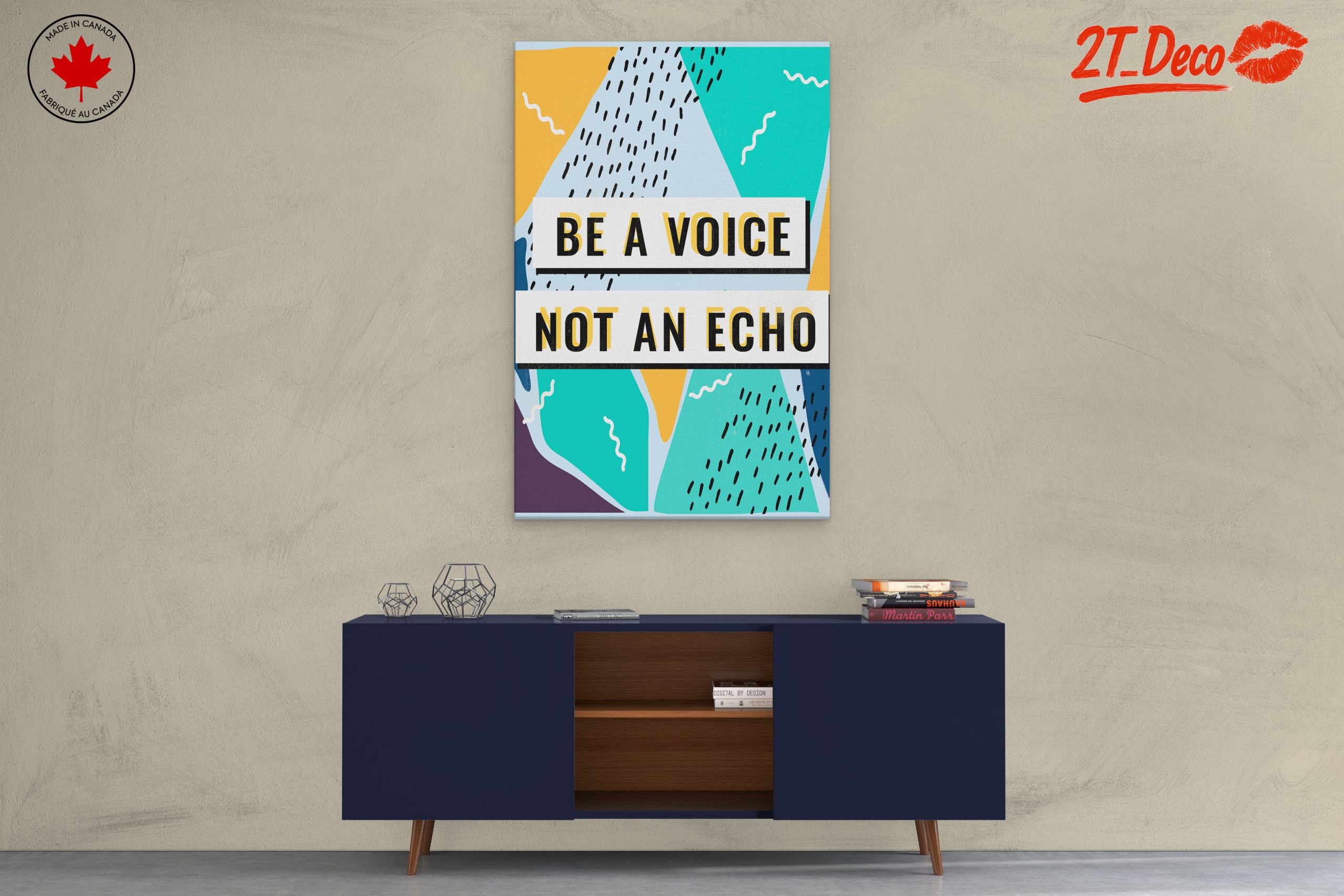 Be A Voice Not An Echo Inspirational Art - Image 3