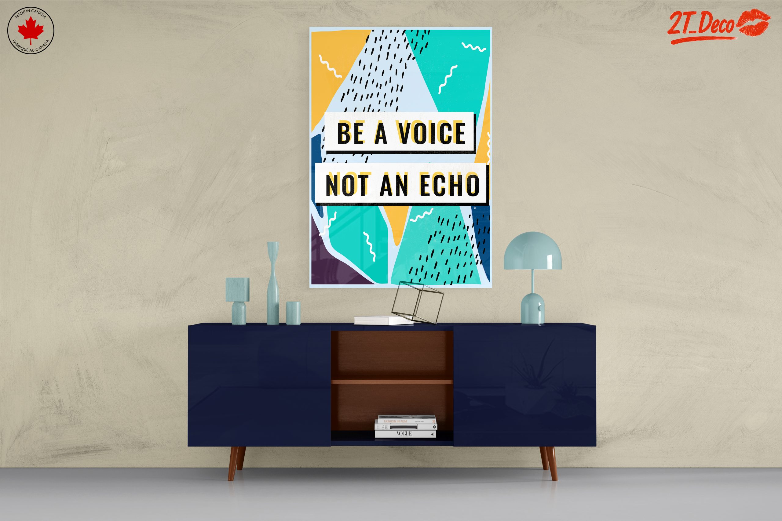 Be A Voice Not An Echo Inspirational Art - Image 8