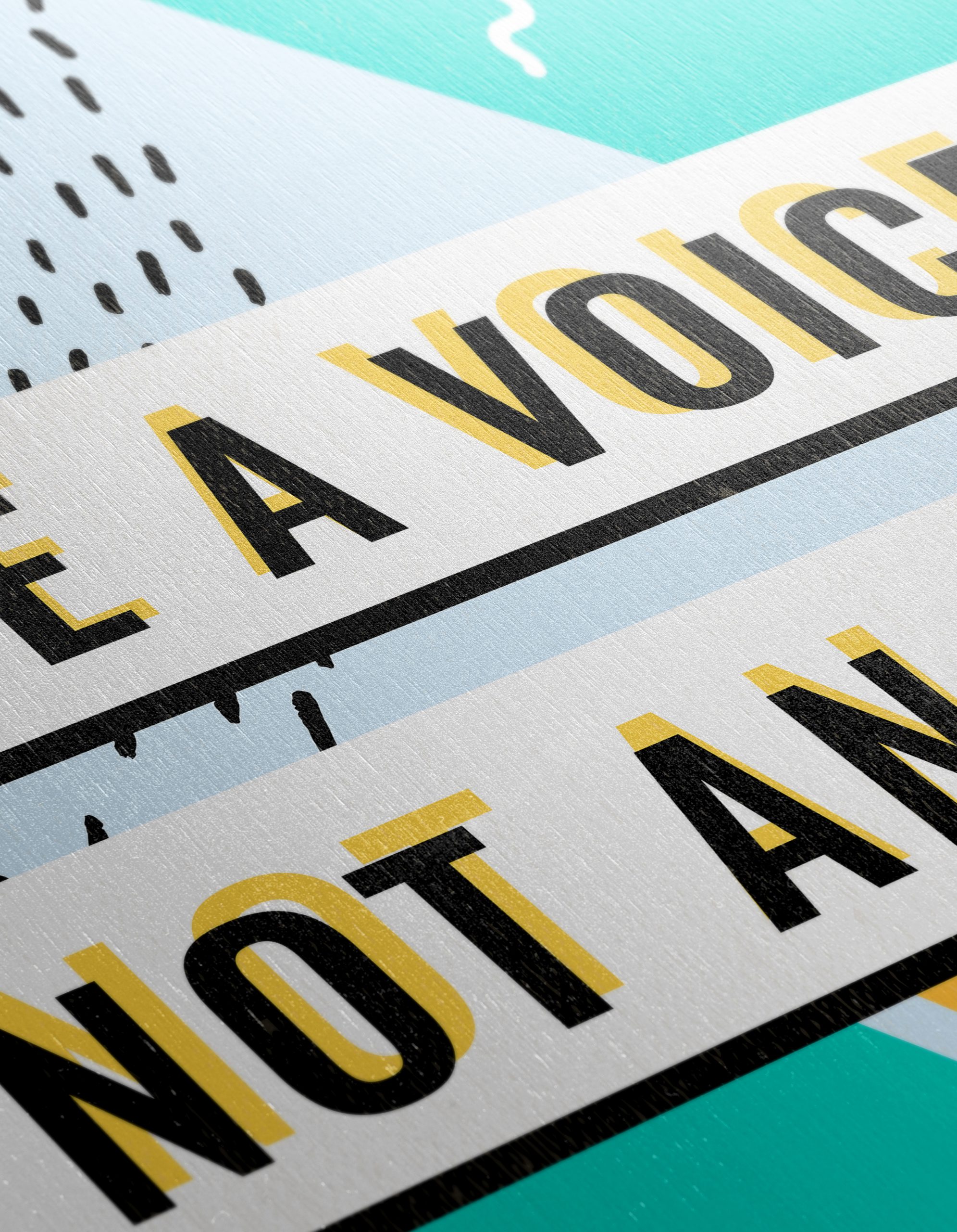 Be A Voice Not An Echo Inspirational Art - Image 12
