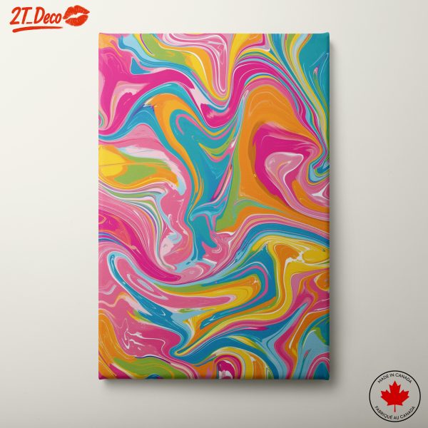 Colorful Abstract Swirl Art 2