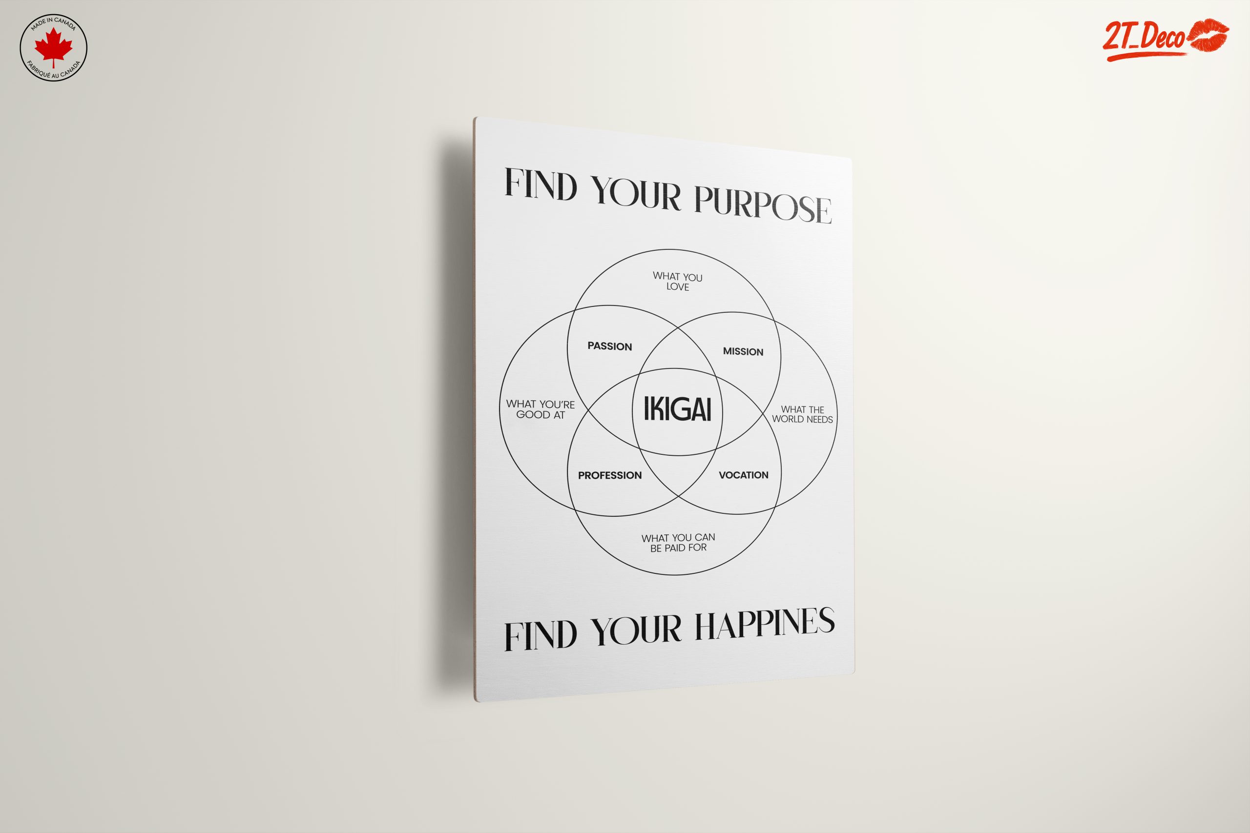 Find Your Purpose with Ikigai Chart Art - Image 13