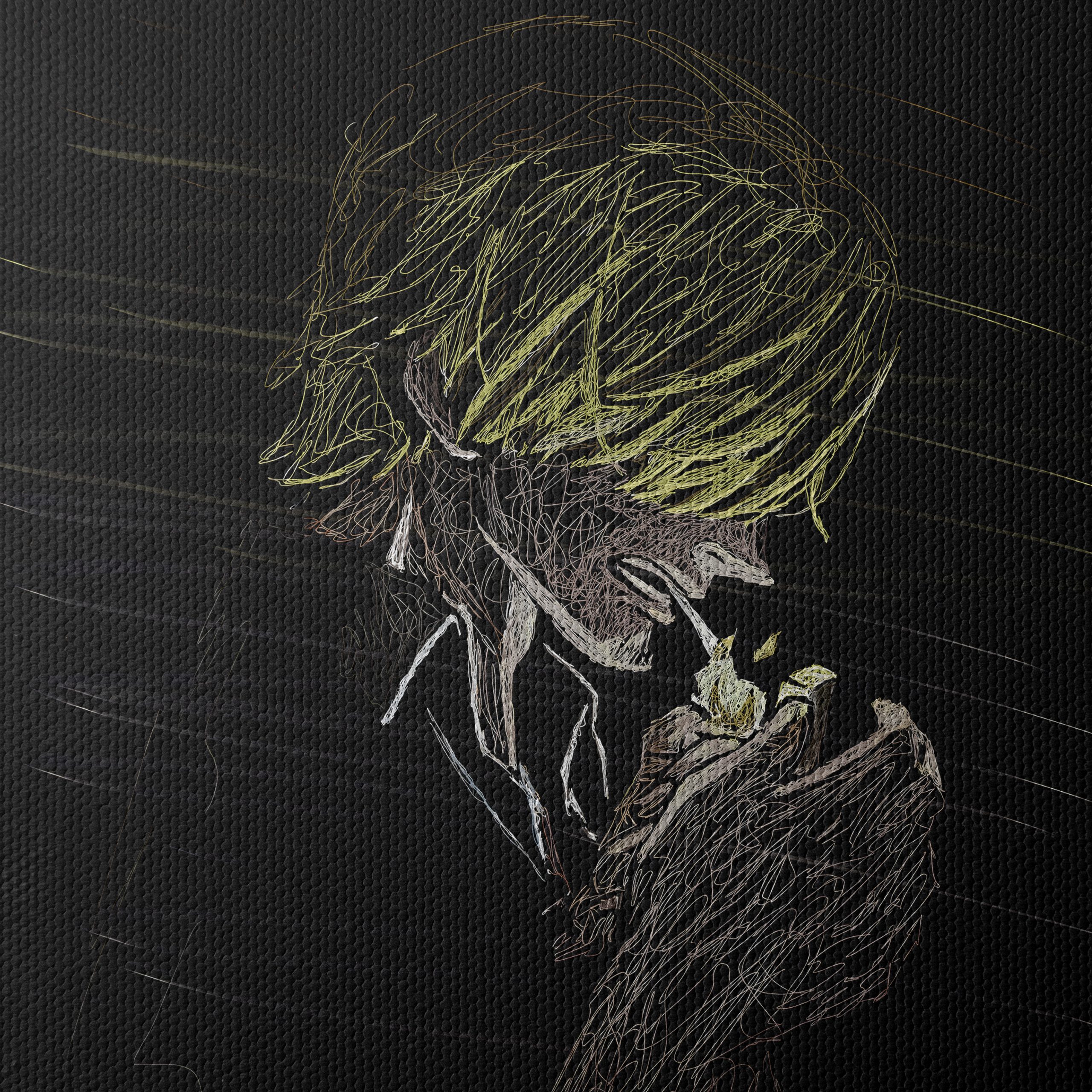 Stylized Character Artwork of Emotional Interaction - Image 4