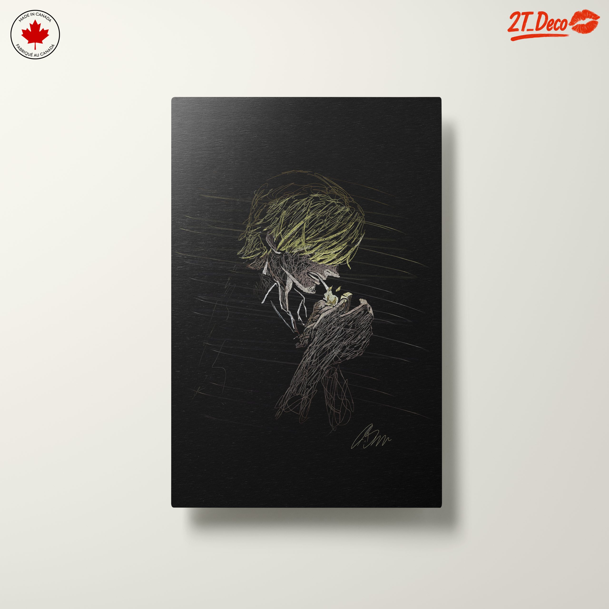 Stylized Character Artwork of Emotional Interaction - Image 10