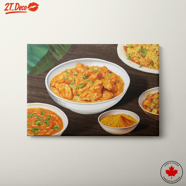 Delicious Abstract Food Illustration
