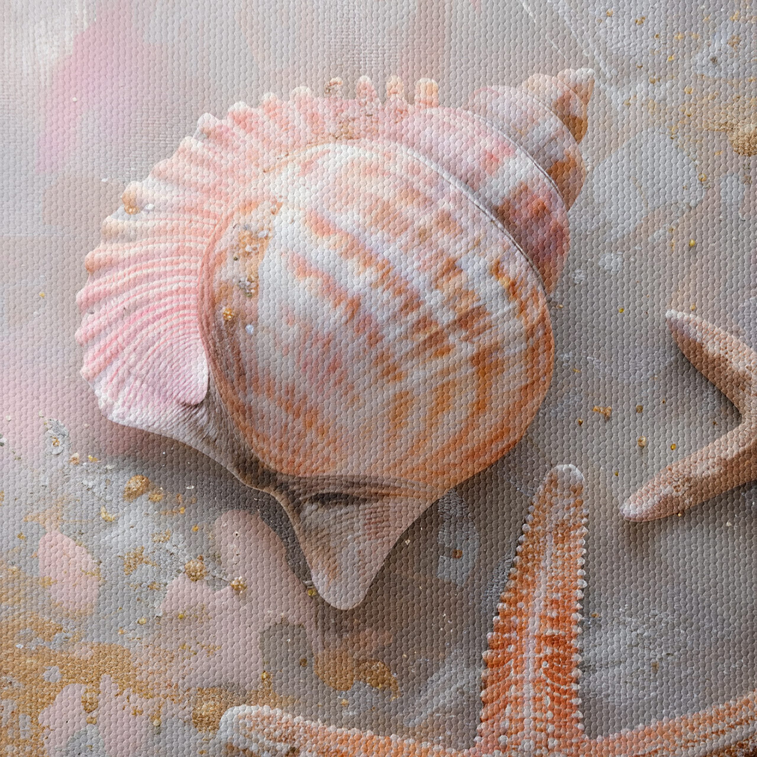 Elegant Shells and Starfish Art - Image 4