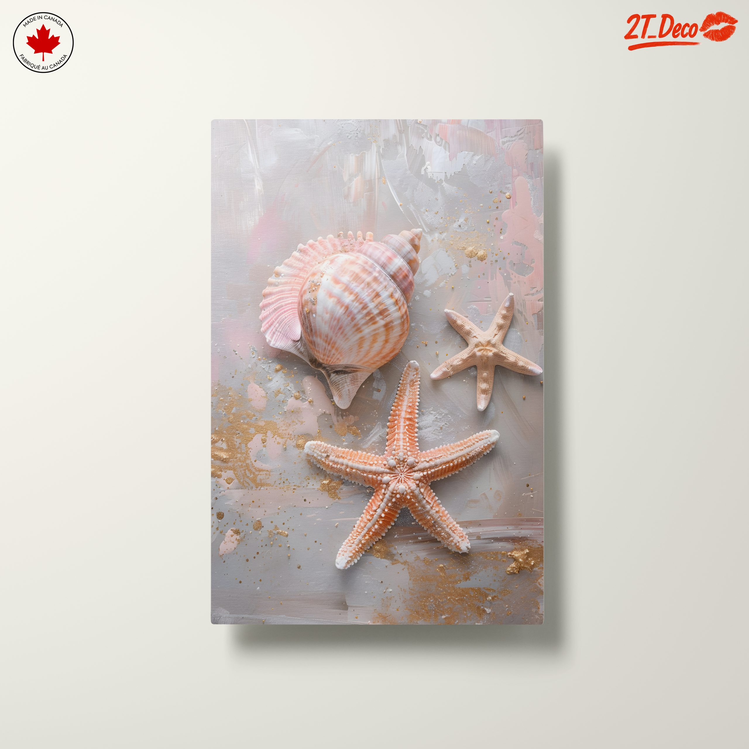 Elegant Shells and Starfish Art - Image 10