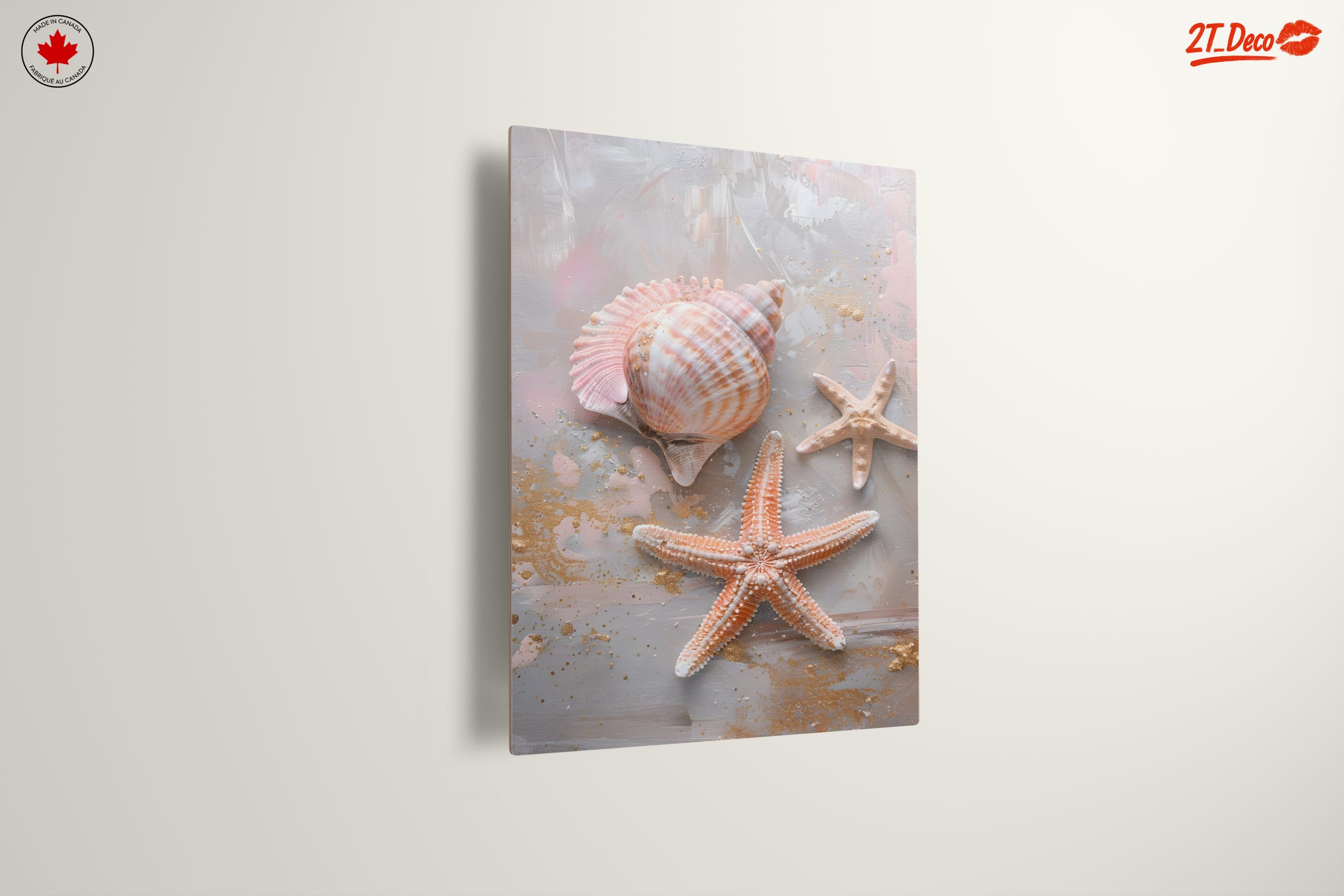 Elegant Shells and Starfish Art - Image 13