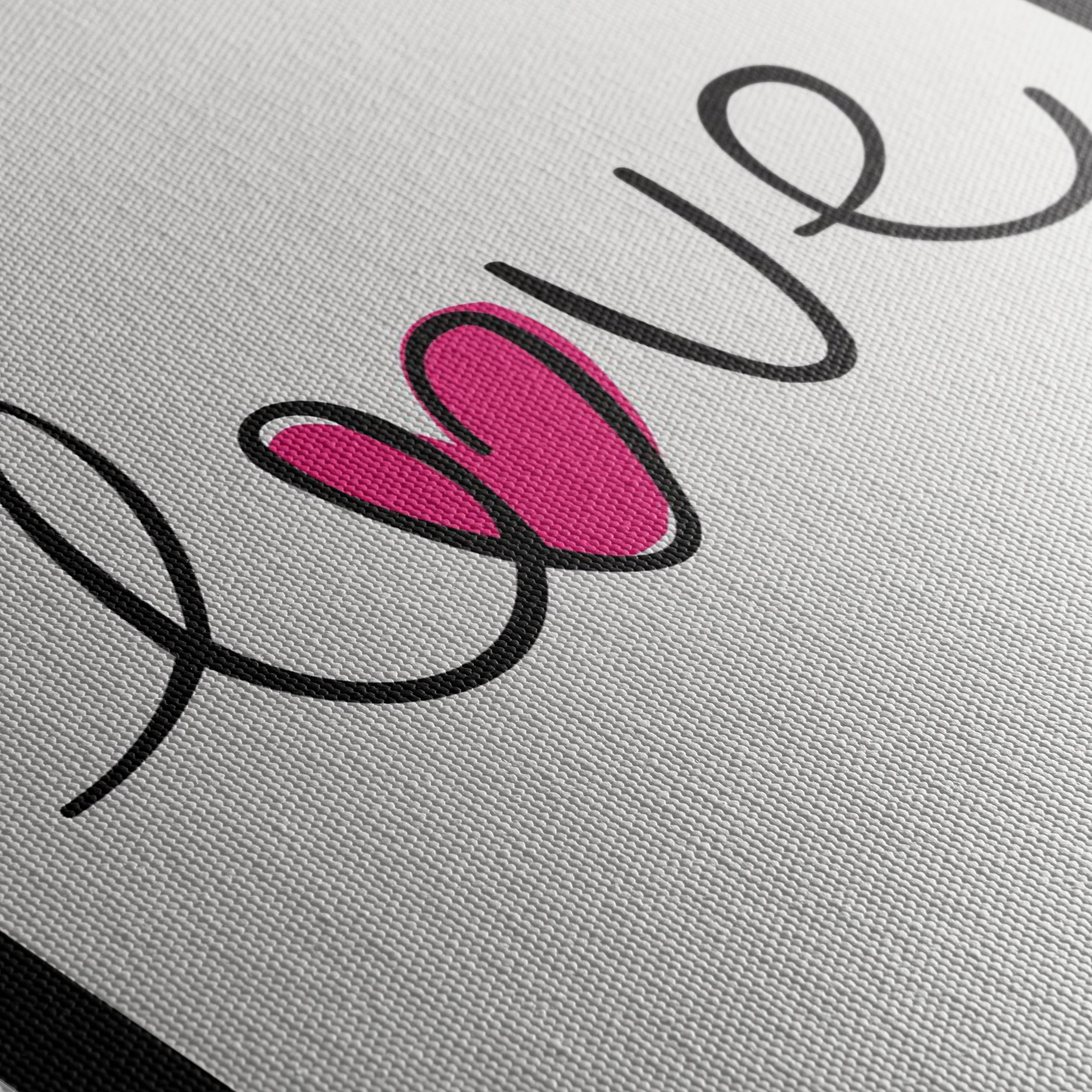 Inspirational Love Typography Wall Art - Image 5