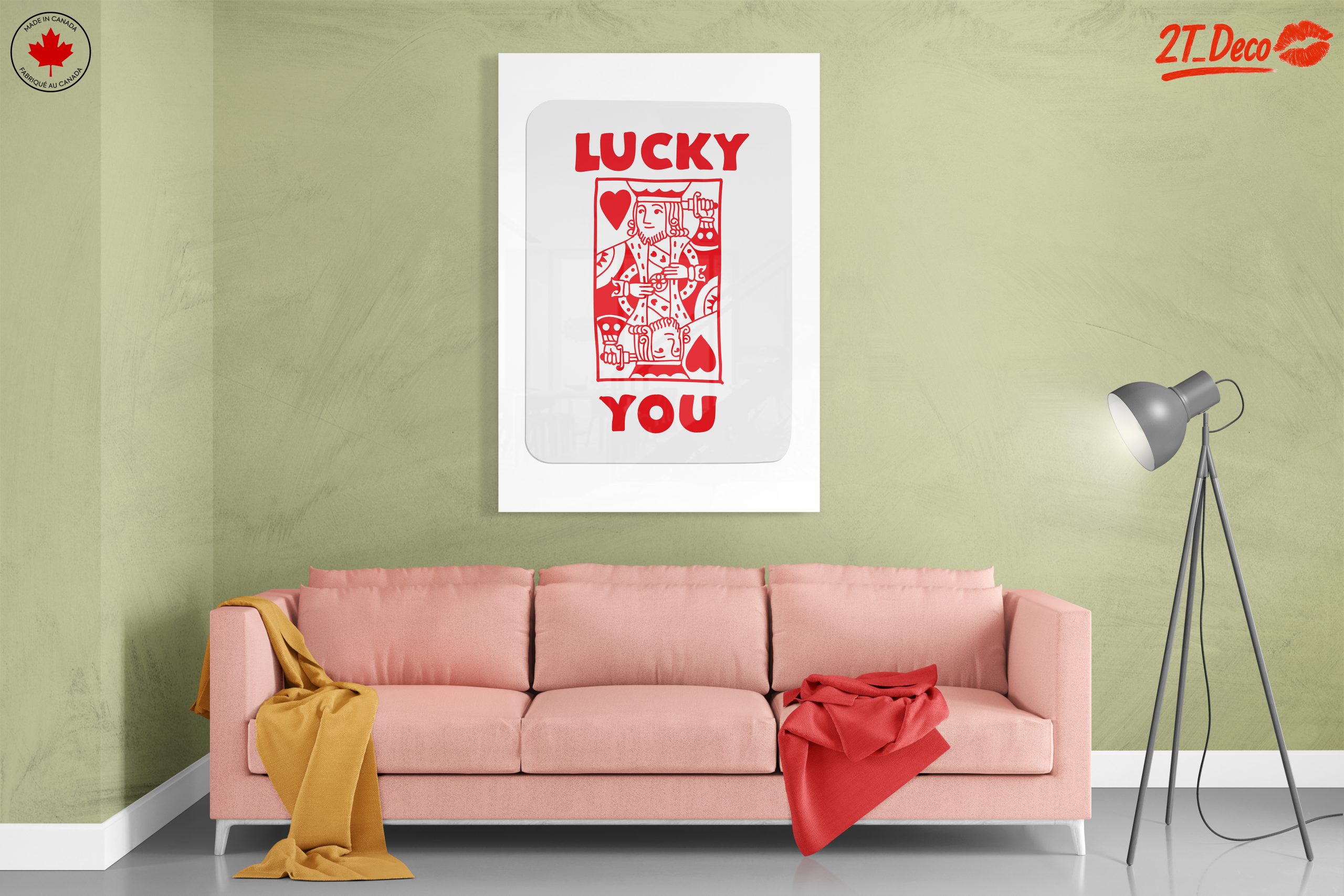 Lucky You Playing Card Art Design - Image 7