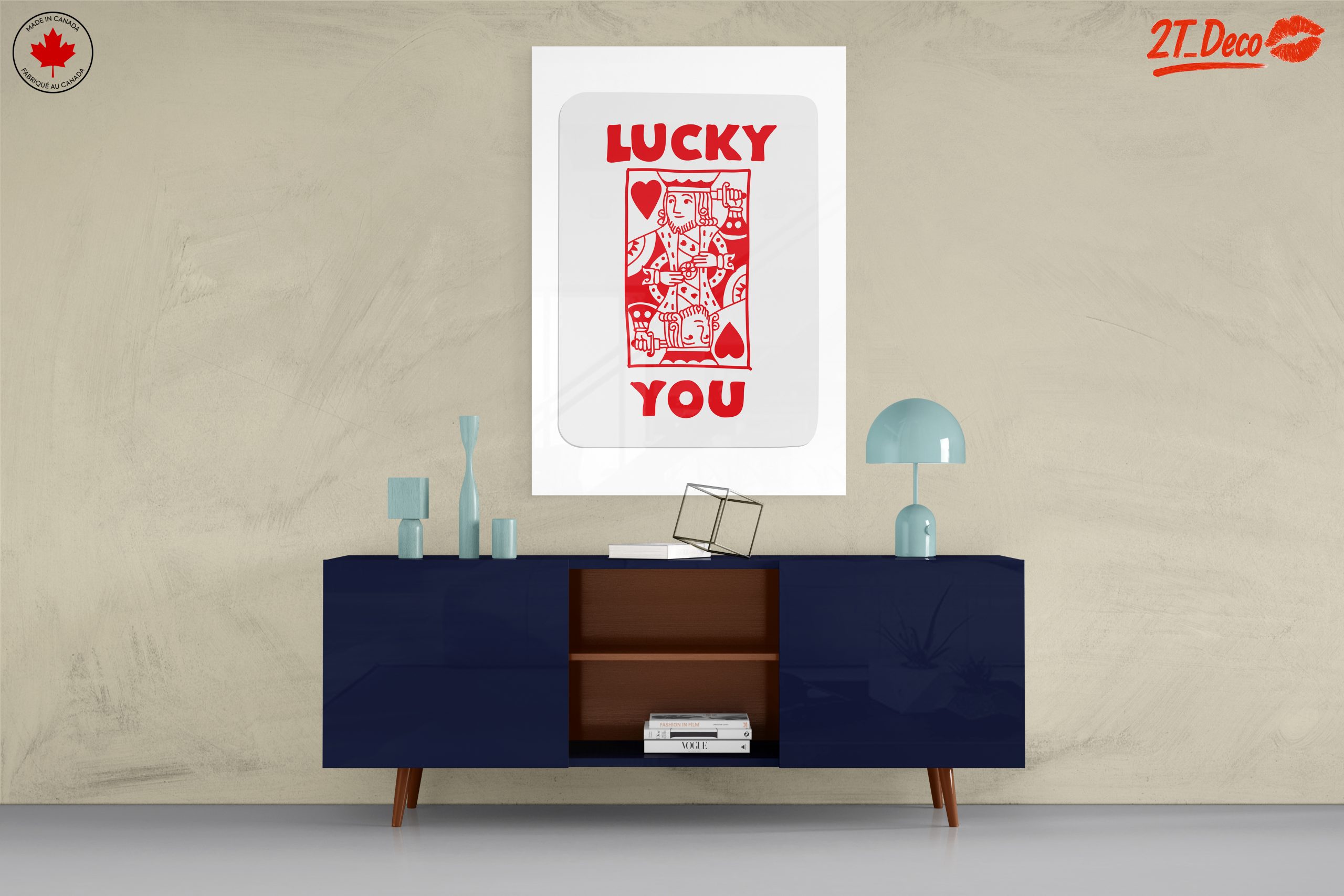 Lucky You Playing Card Art Design - Image 8