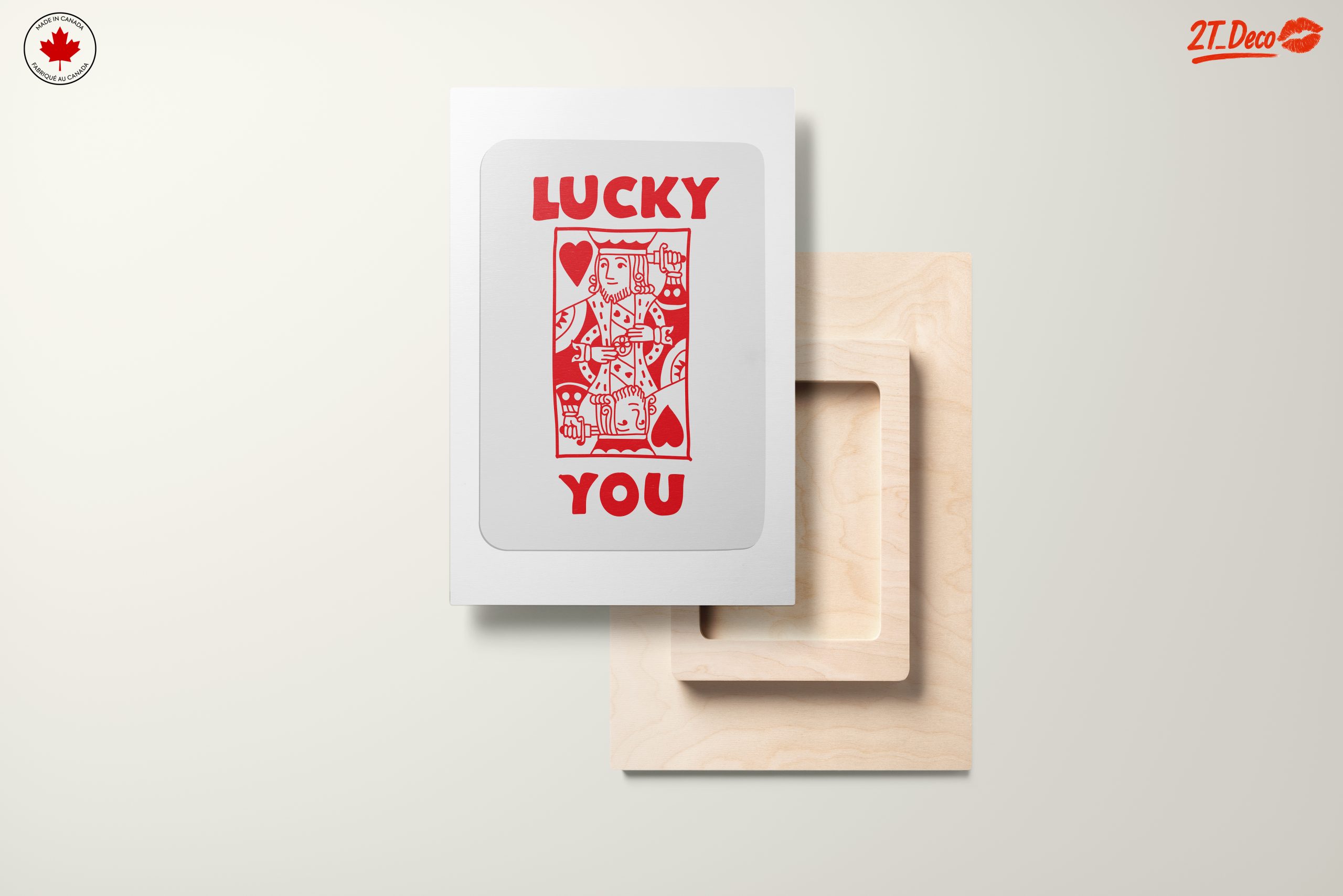 Lucky You Playing Card Art Design - Image 11