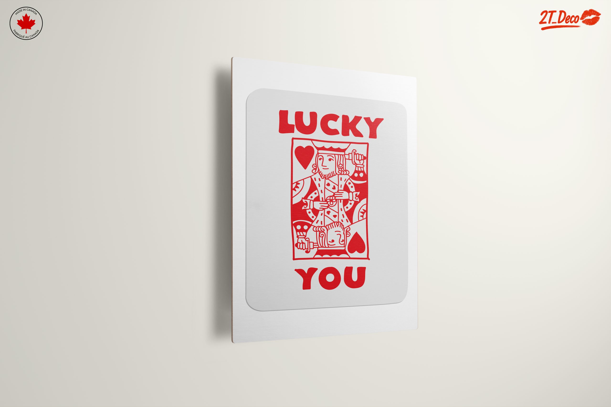Lucky You Playing Card Art Design - Image 13