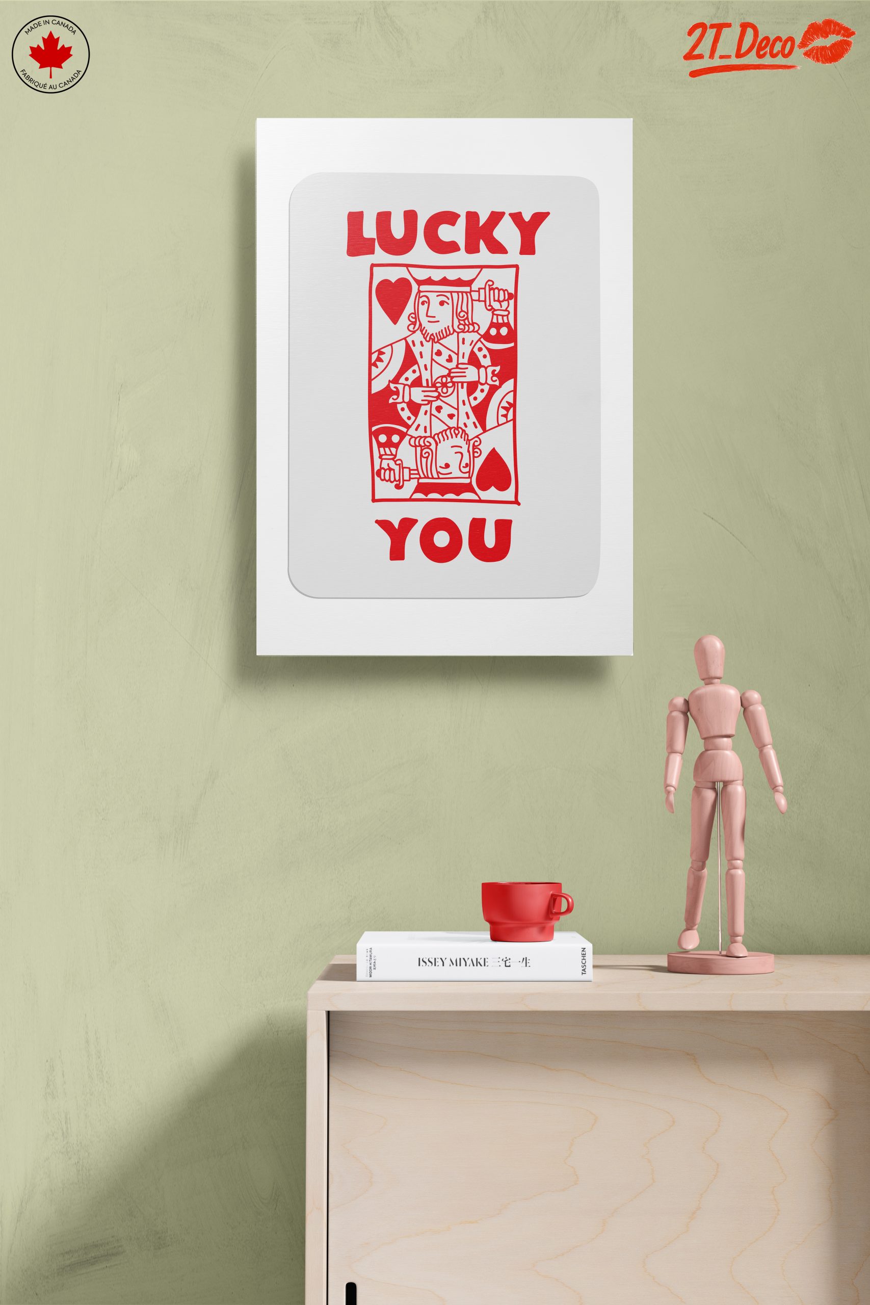 Lucky You Playing Card Art Design - Image 14