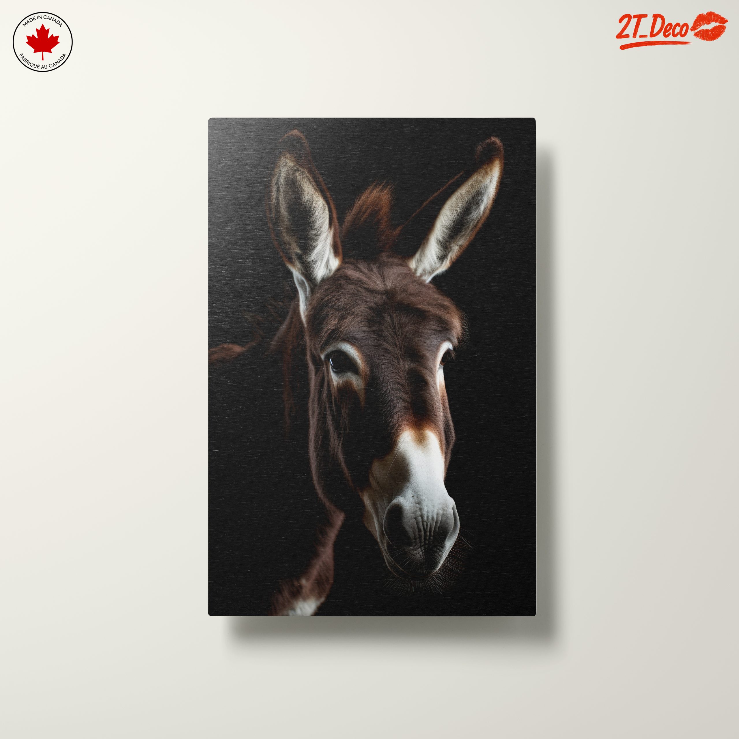 Majestic Donkey Portrait in Dynamic Lighting - Image 10
