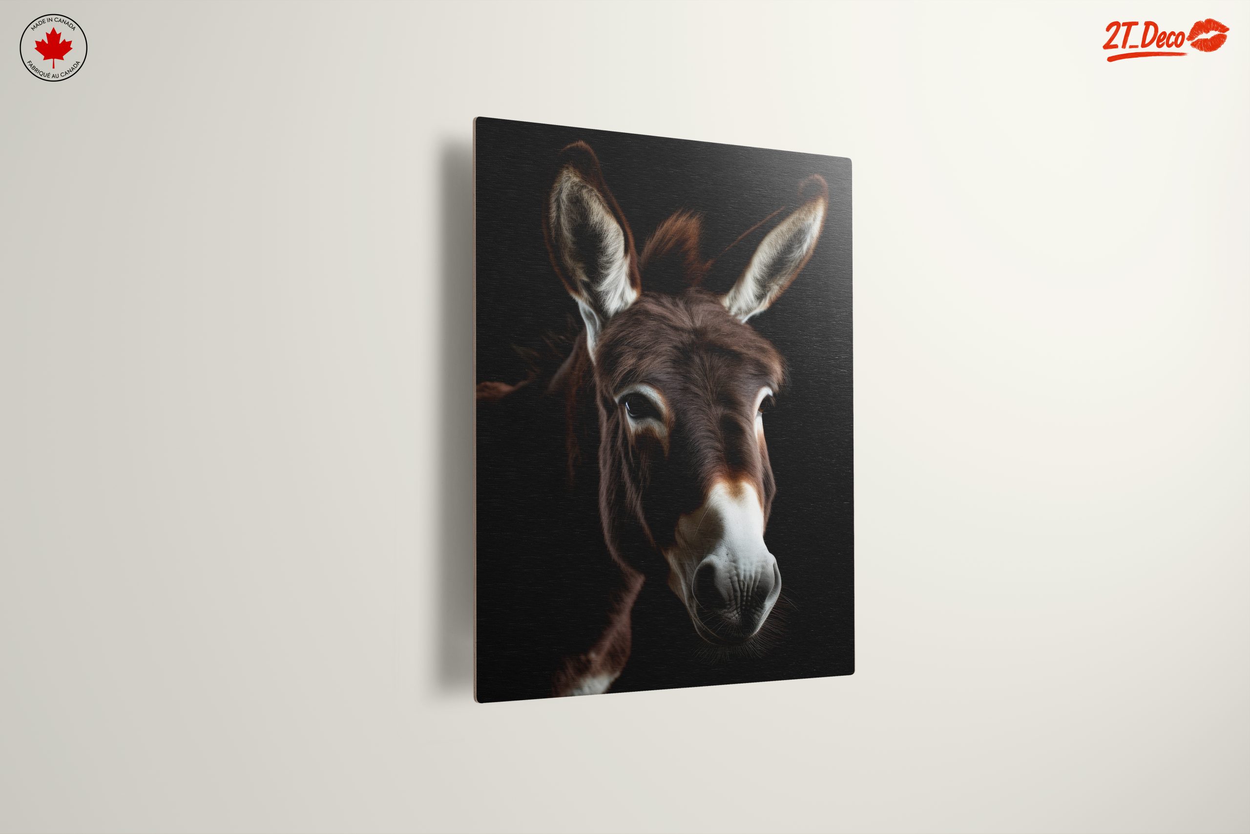Majestic Donkey Portrait in Dynamic Lighting - Image 13