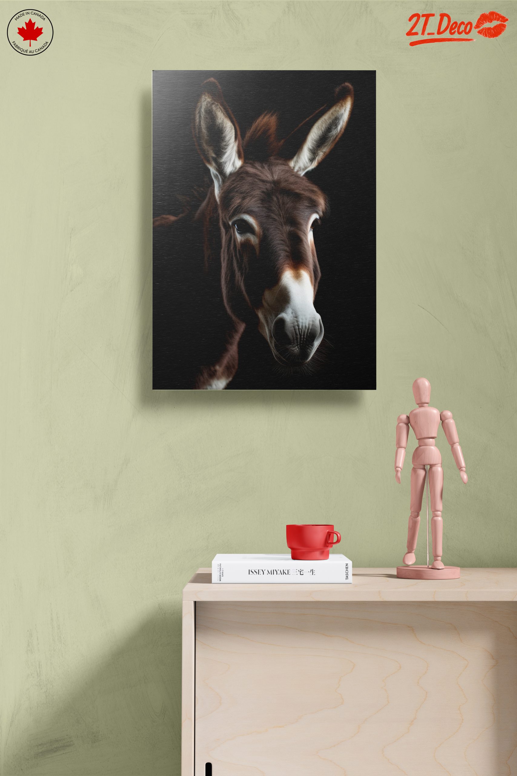 Majestic Donkey Portrait in Dynamic Lighting - Image 14