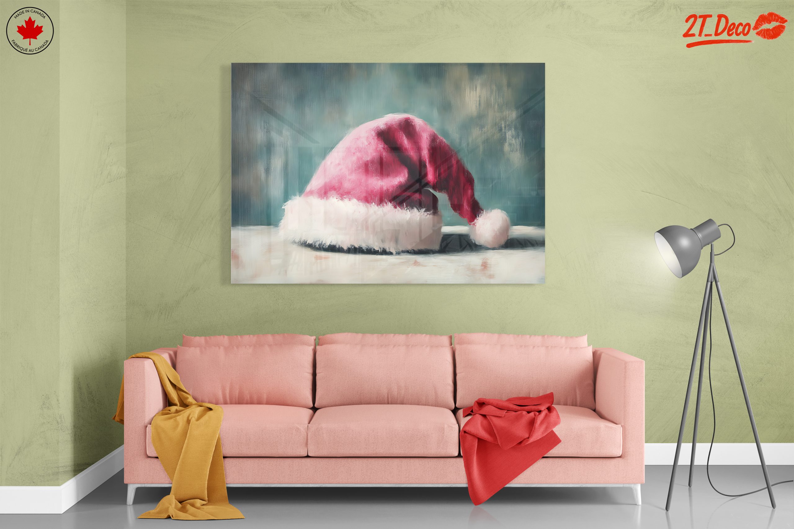 Festive Santa Hat Art - Image 7