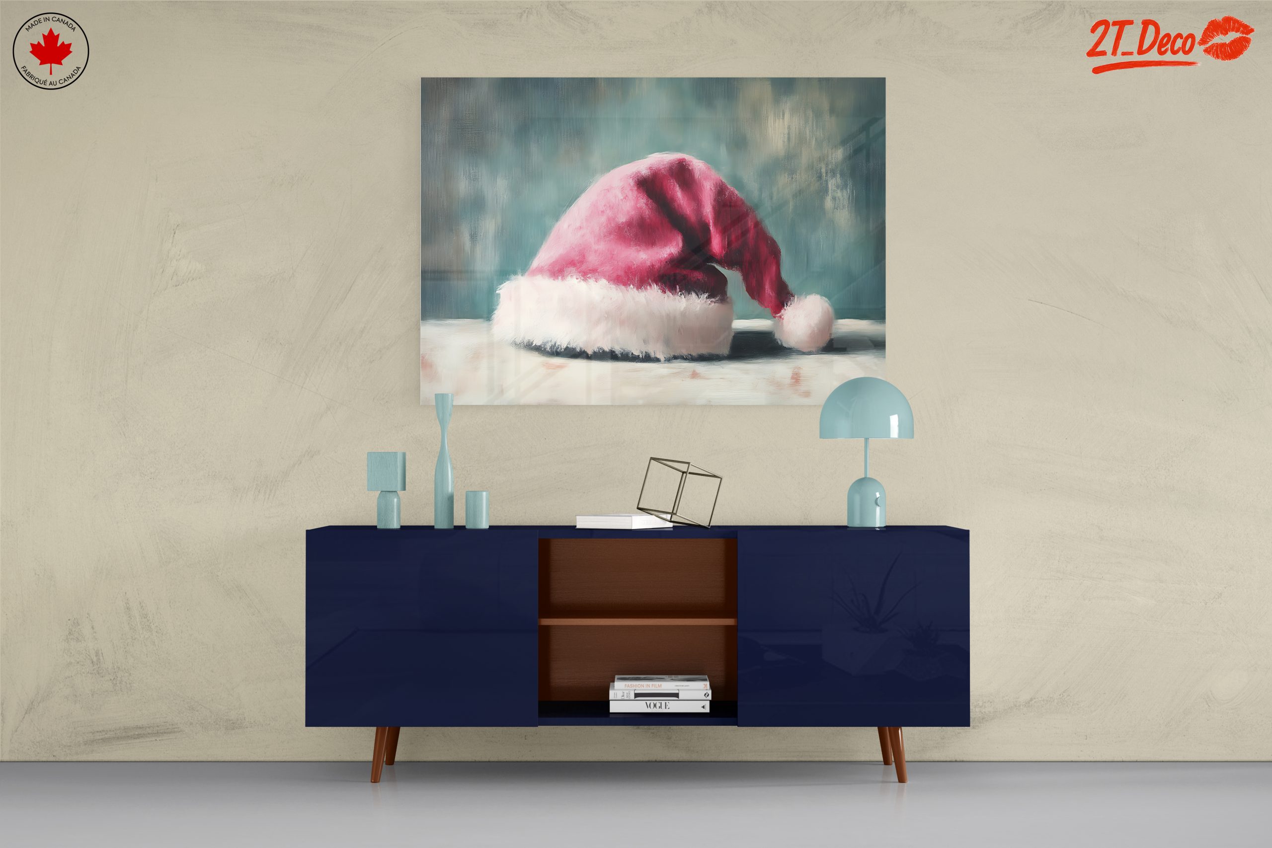 Festive Santa Hat Art - Image 8