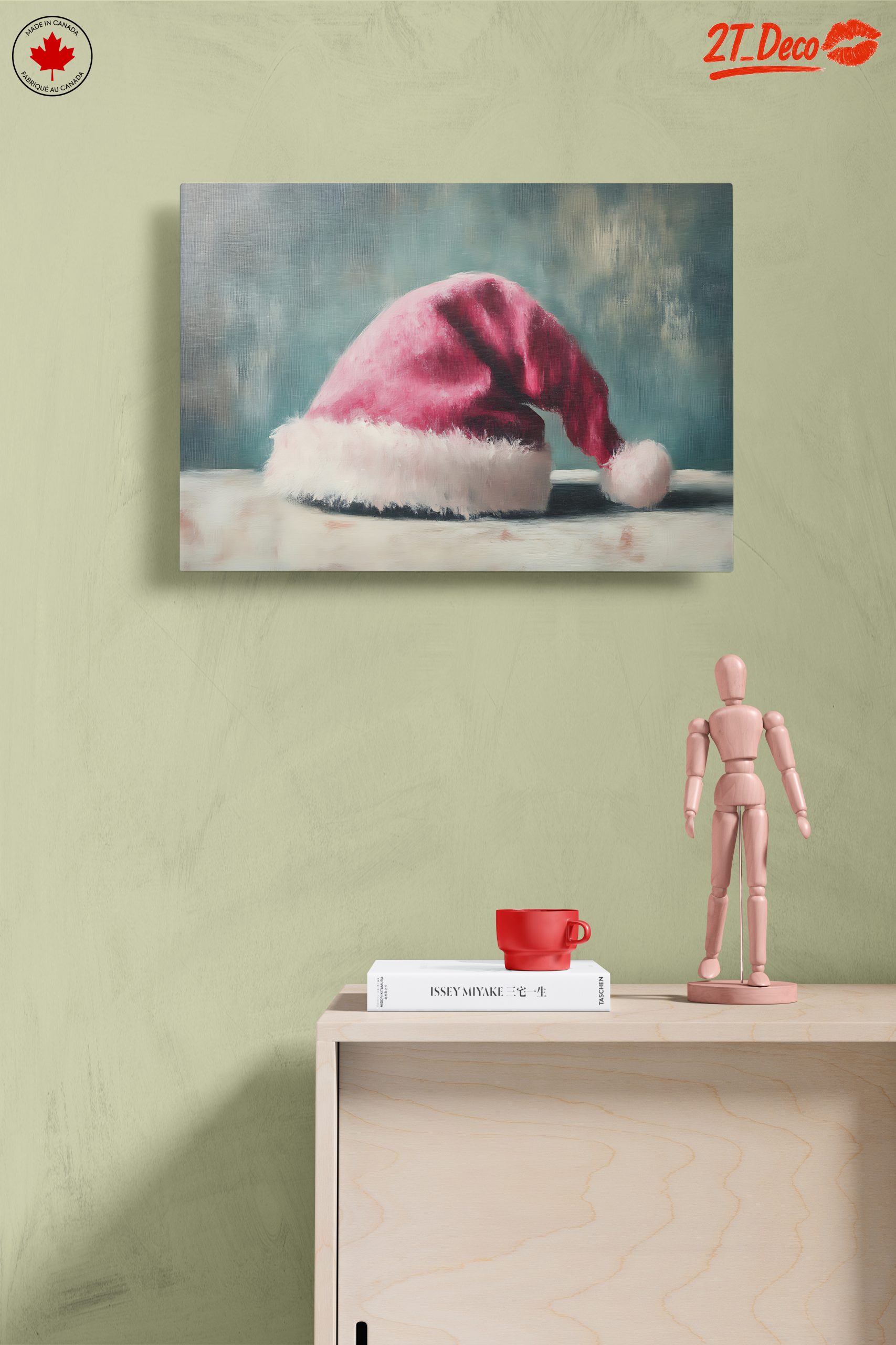 Festive Santa Hat Art - Image 14